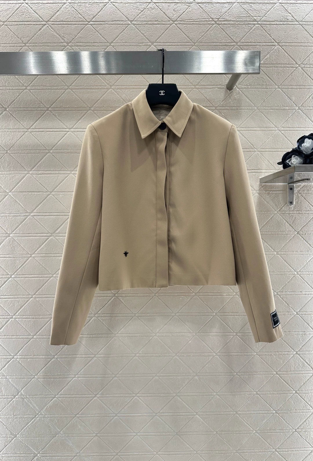 Di 25 Lapel suit belt shorts suit