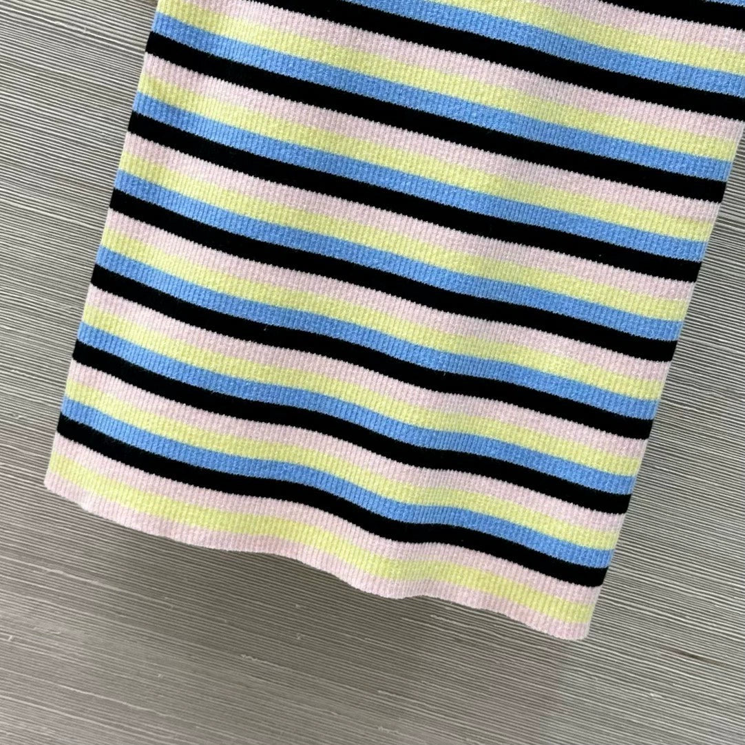 C 25 Burst New Design Striped Tank Top