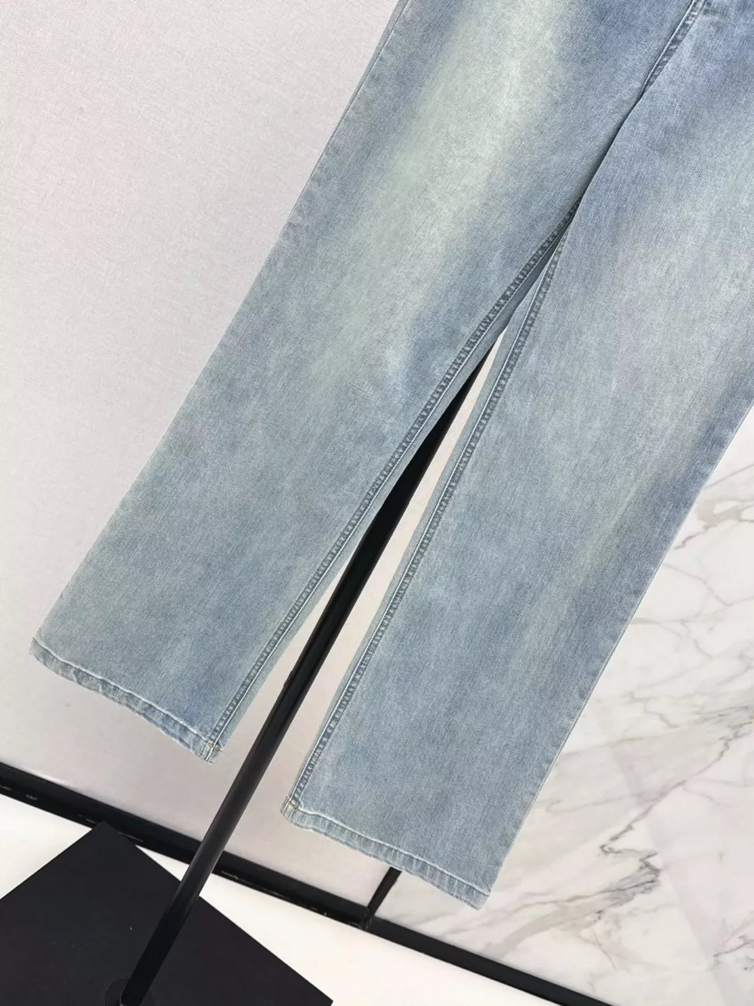 Ce 25 spring and summer new color collision straight jeans
