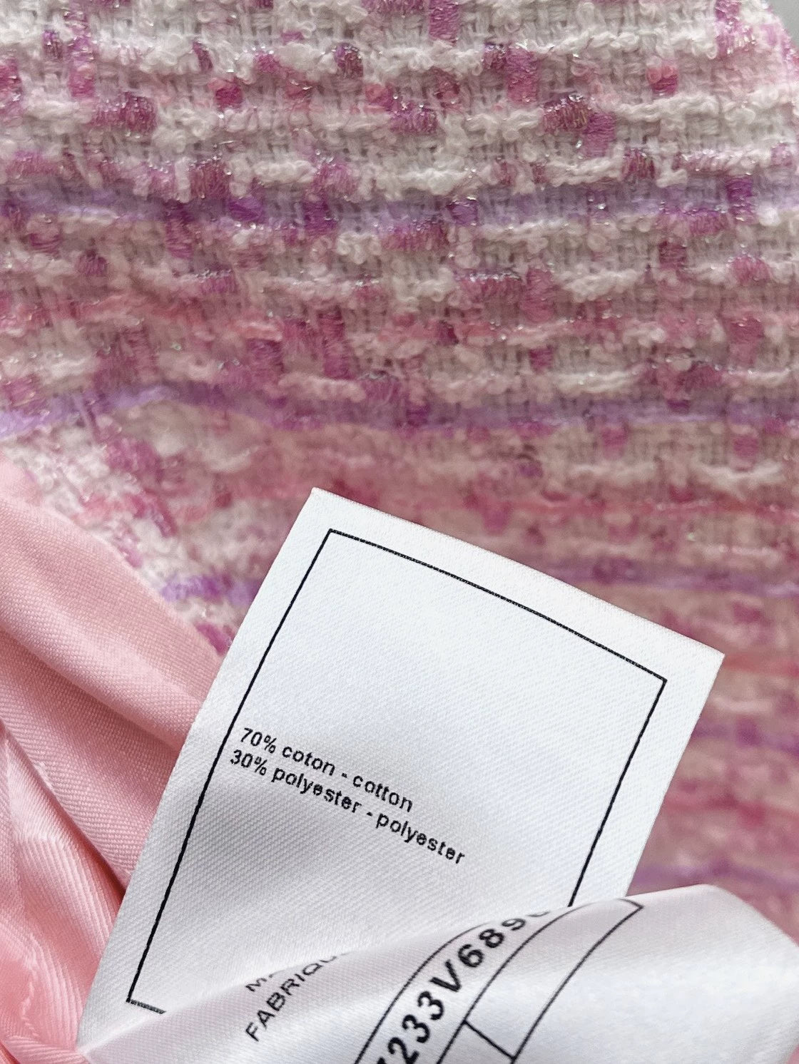 C 25fw Pink lapel jacket
