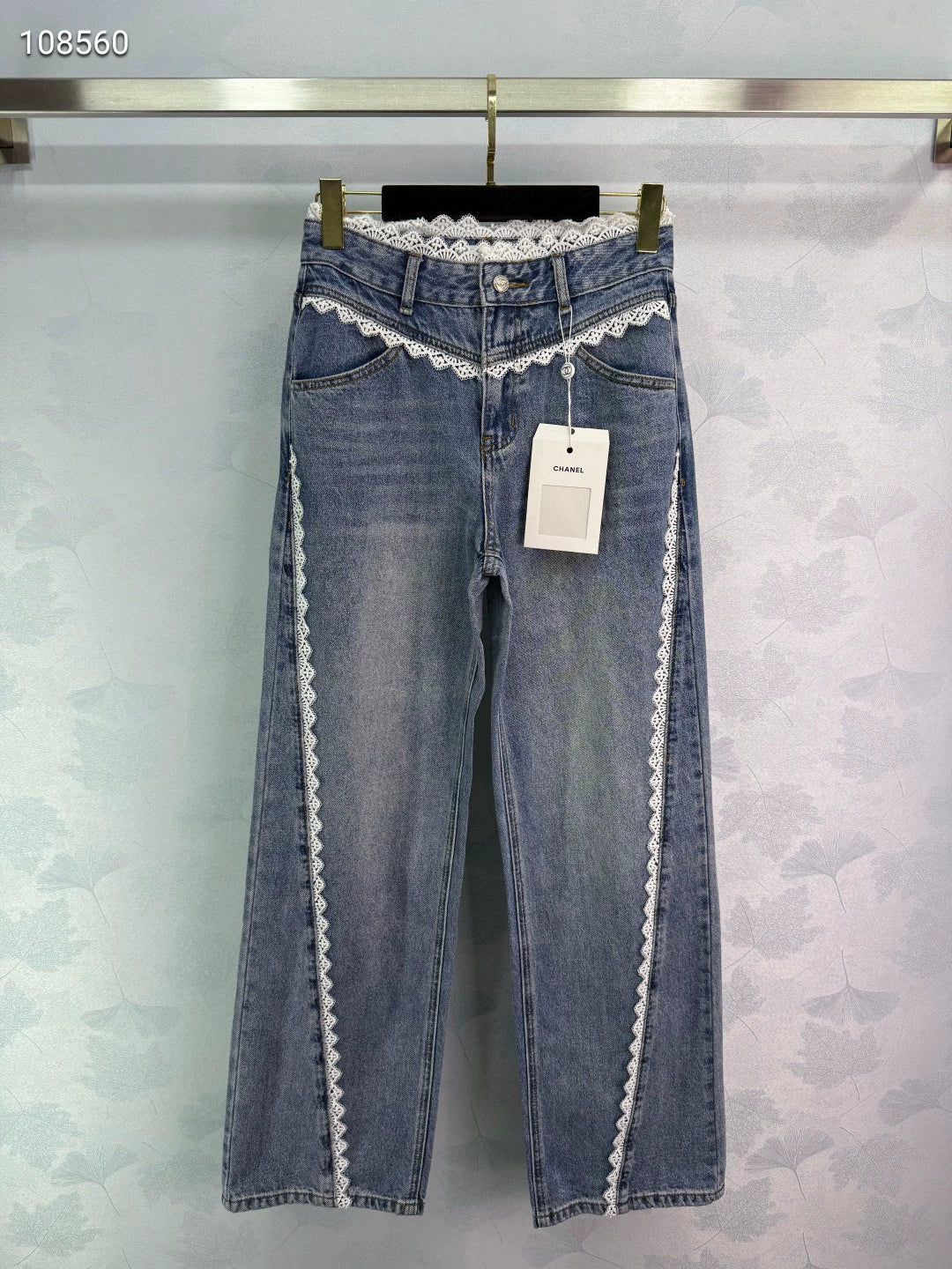 C 25 Lace panel jeans