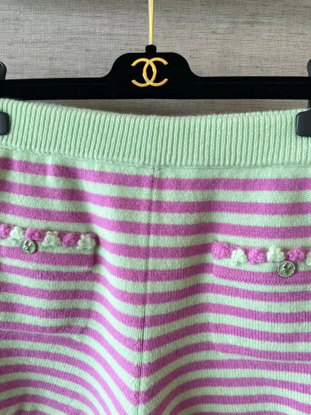 C 25 Pink Striped Shorts