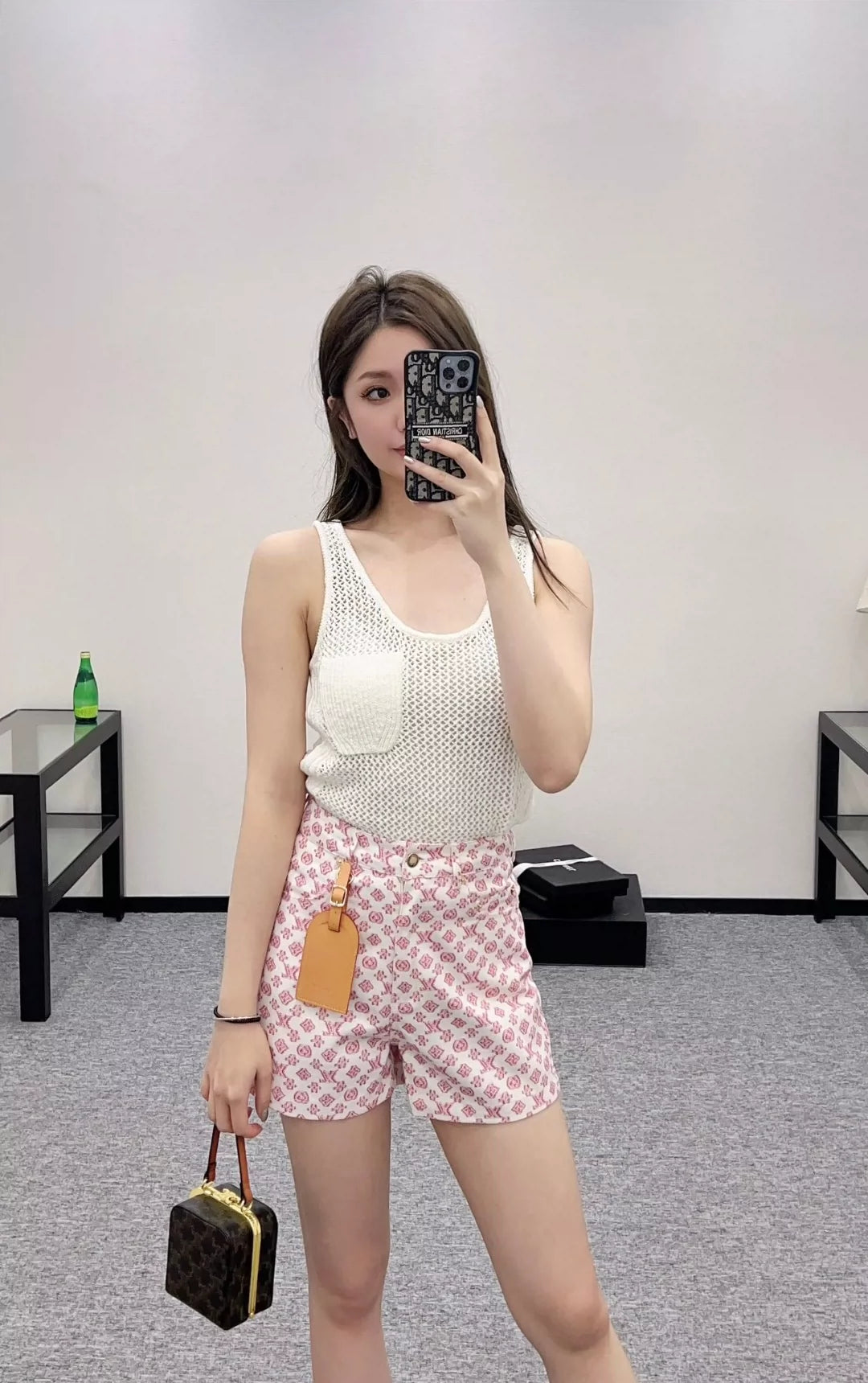 C 25 Spring/Summer New Cutout Pocket Knit Vest