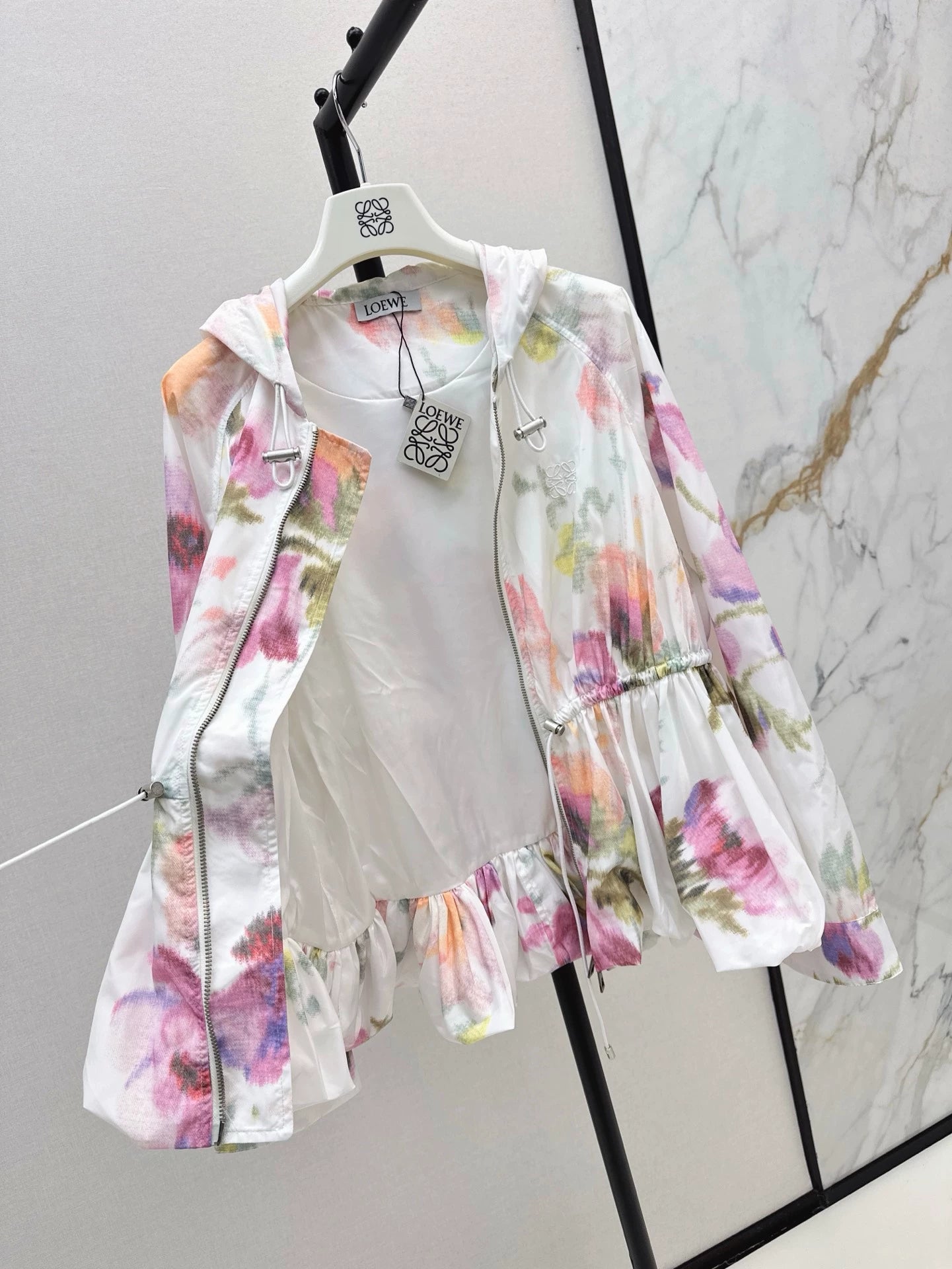 LO 25 Spring/Summer New Purple Sunscreen Hooded Lightweight Jacket