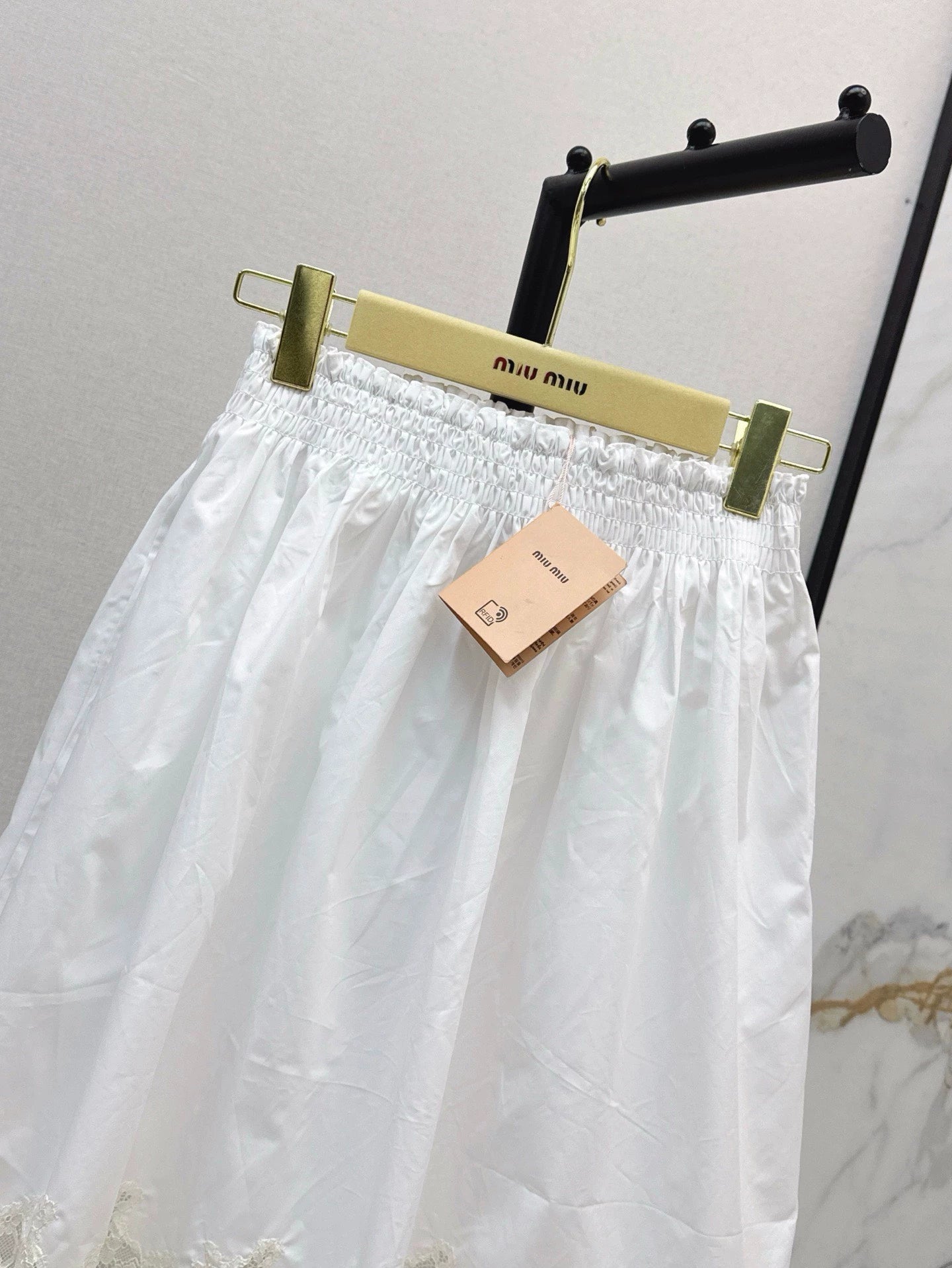 M 25 Spring/Summer New Patchwork Lace Embellished Half Skirt