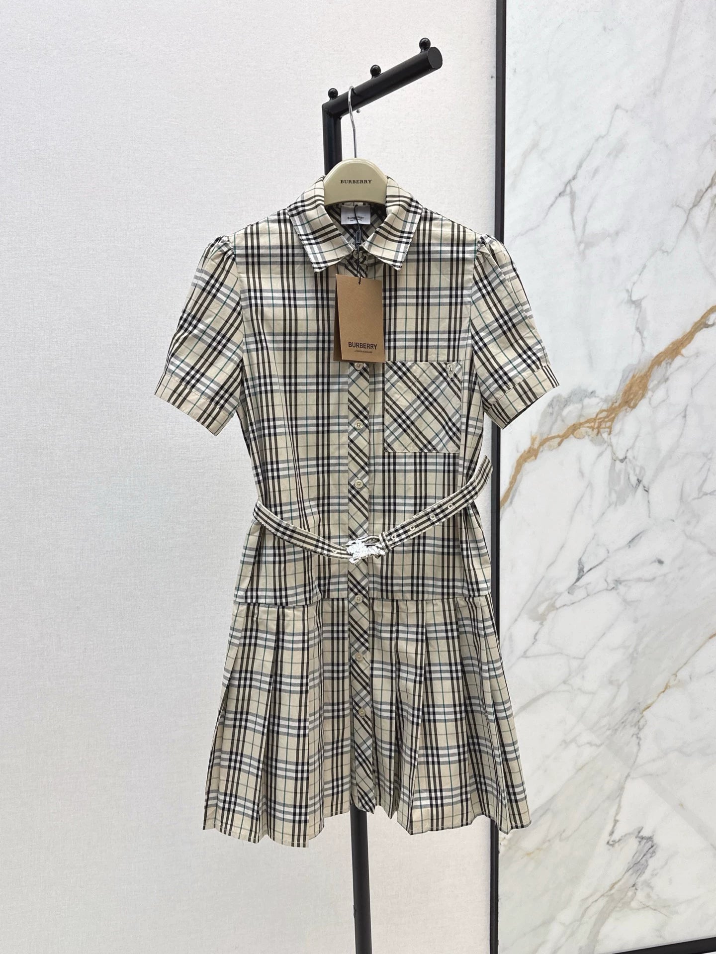Bu Spring/Summer 25 New Classic Plaid Dresses