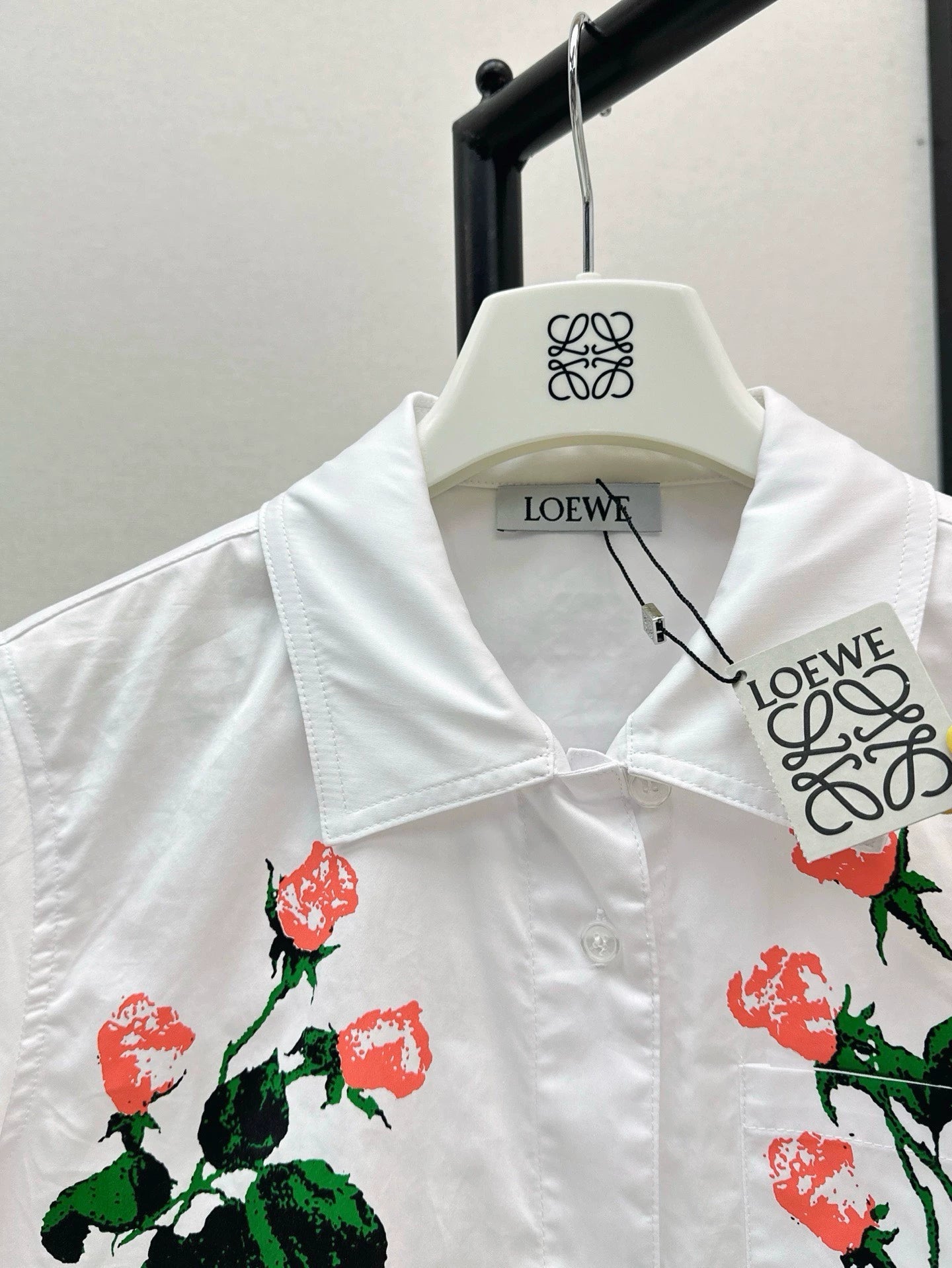 LO 25 Spring/Summer New Vacation Collection Printed Pattern Short Sleeve Shirt
