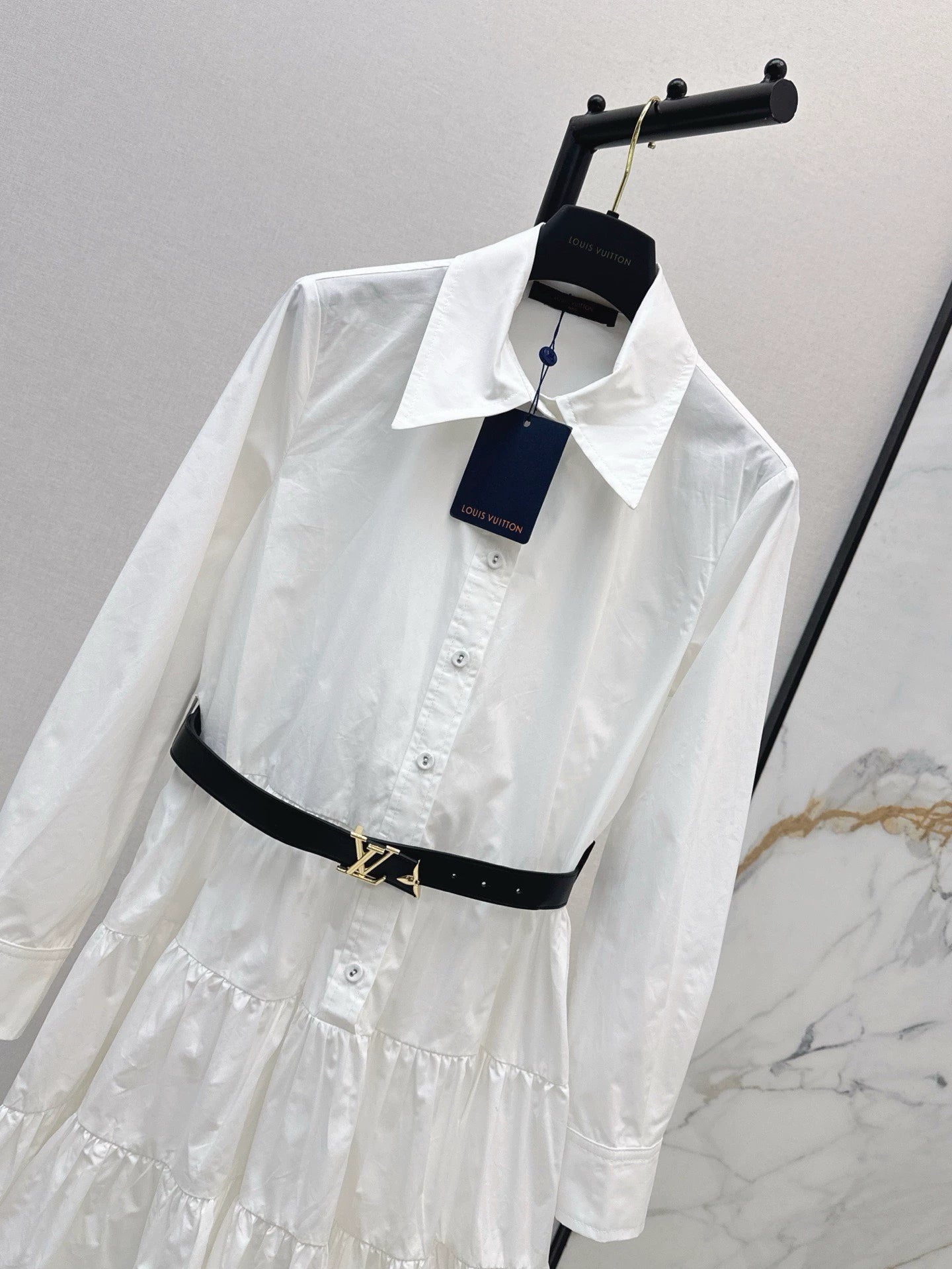 L 25 spring and summer new shirt dress