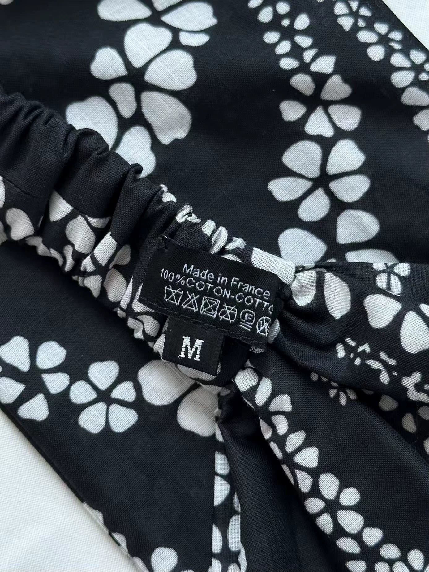 C 25 Camellia Print Tulle Headband