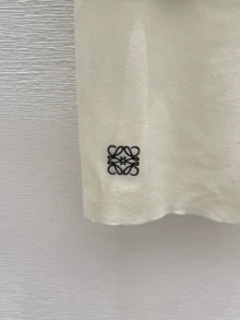LO 2025 Summer New Color-contrast Ruffled One-shoulder Knitted Short-sleeved Top