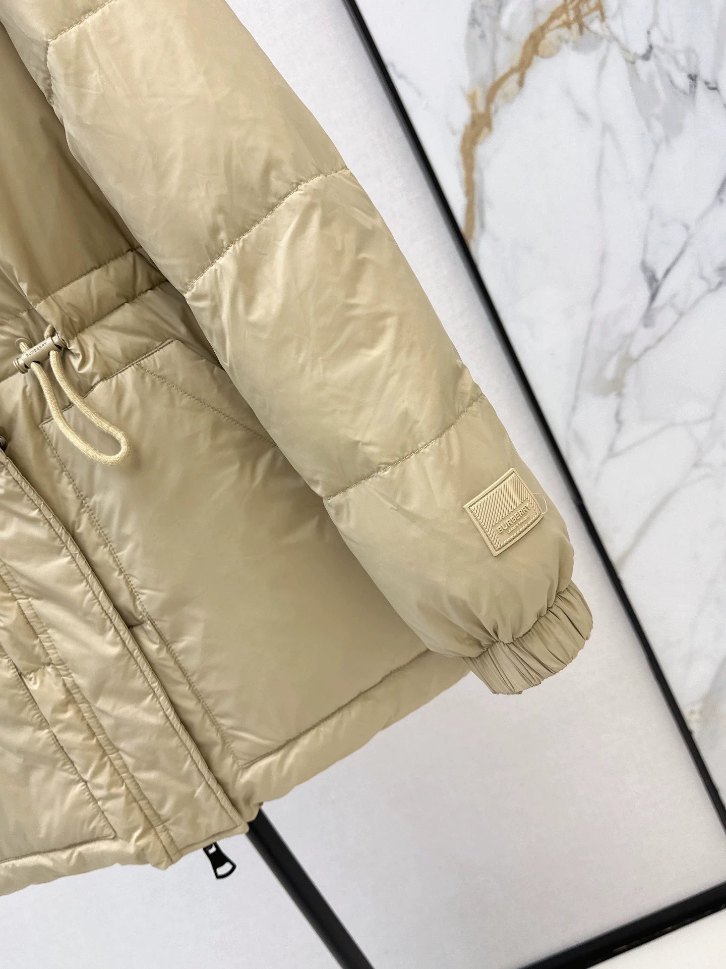 Bru 25fw Plaid double-faced down jacket