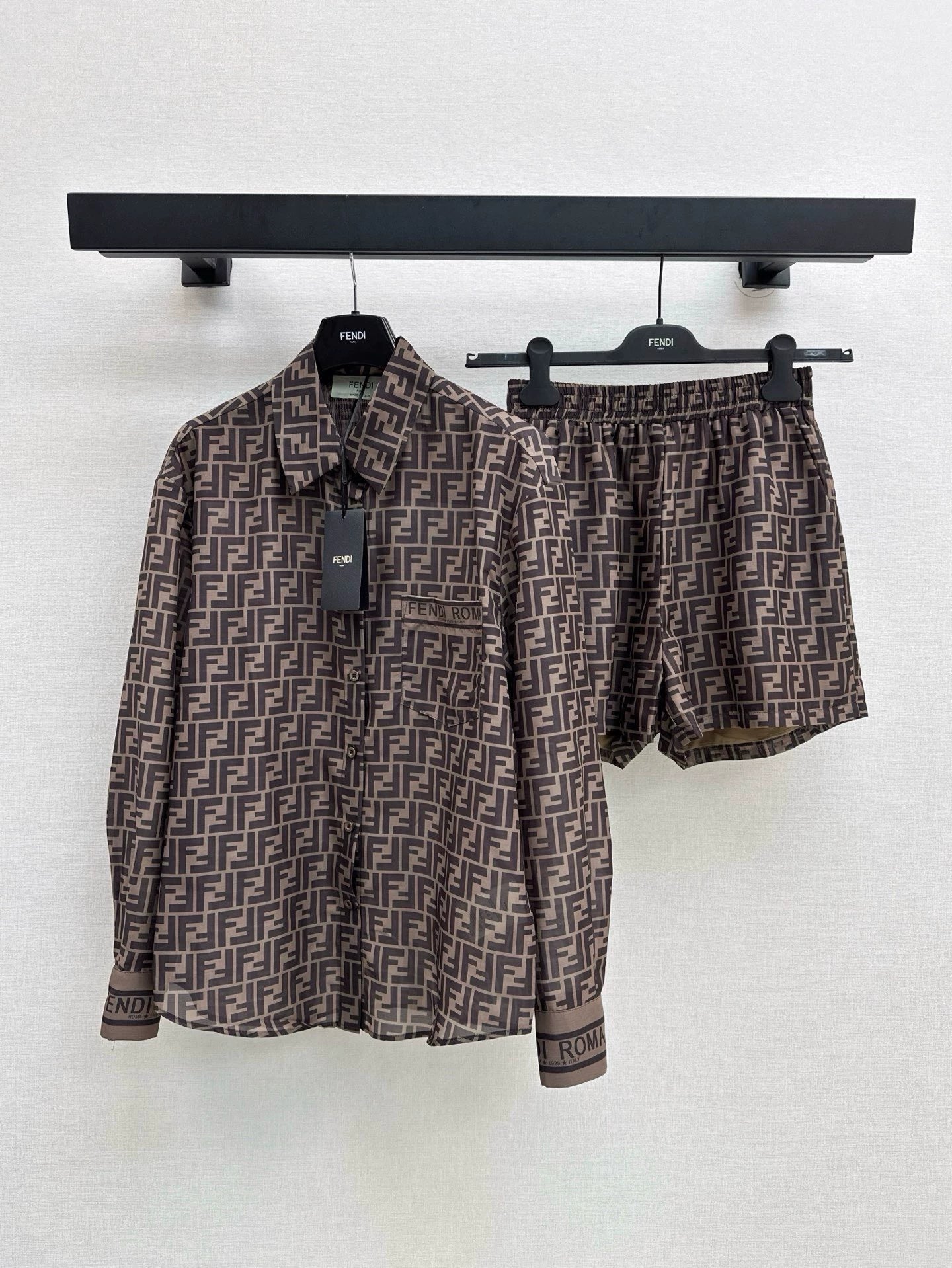 F 25 Spring/Summer Latest Classic Printed Casual Suit