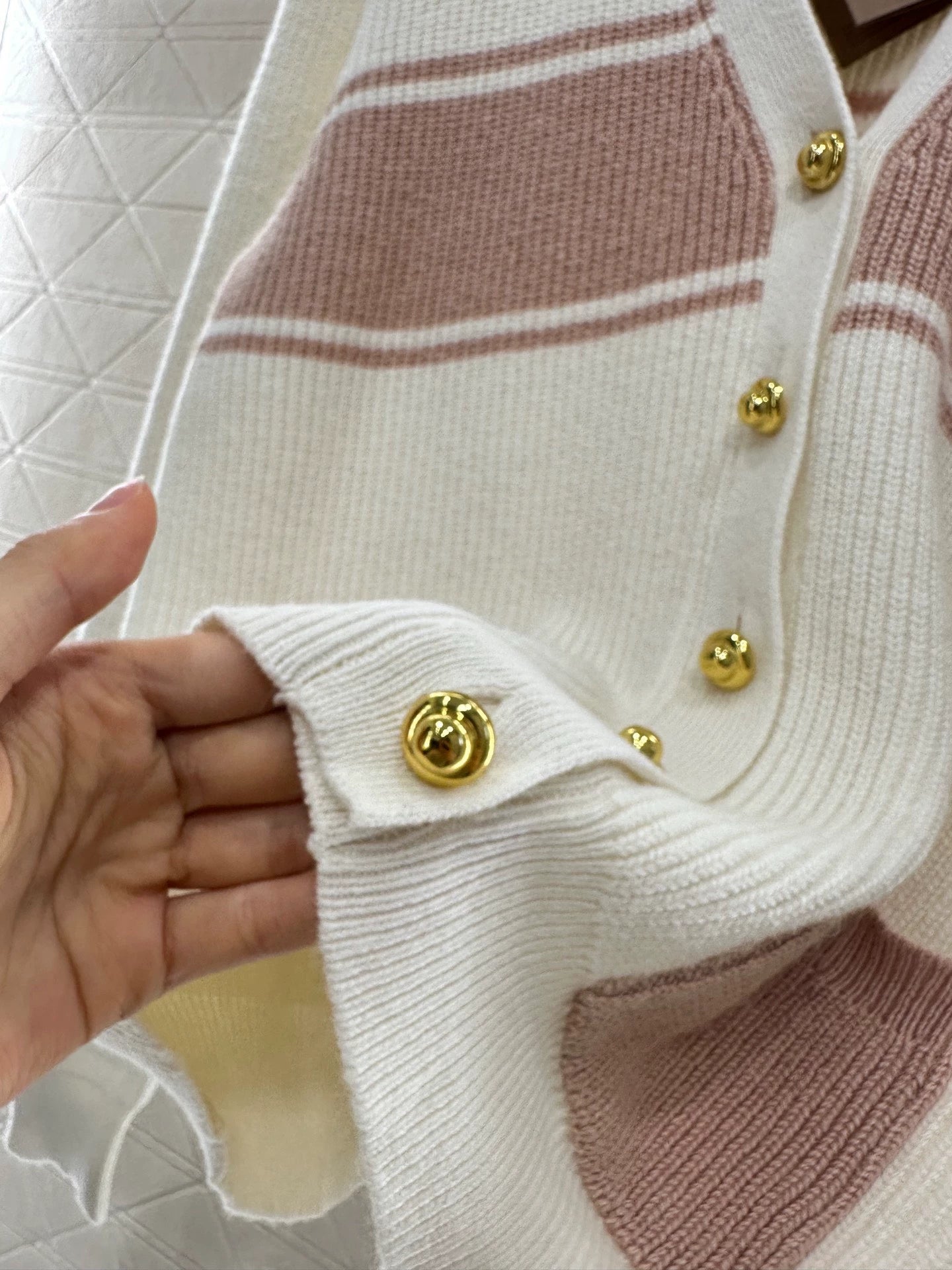 M 25fw Simple casual knitted cardigan