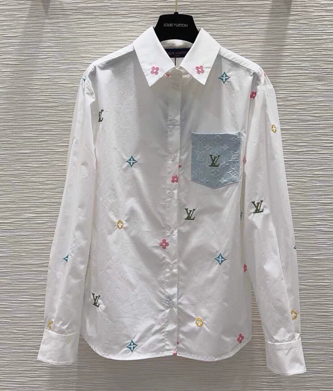 25 Summer New White Embroidered Shirt Jacket