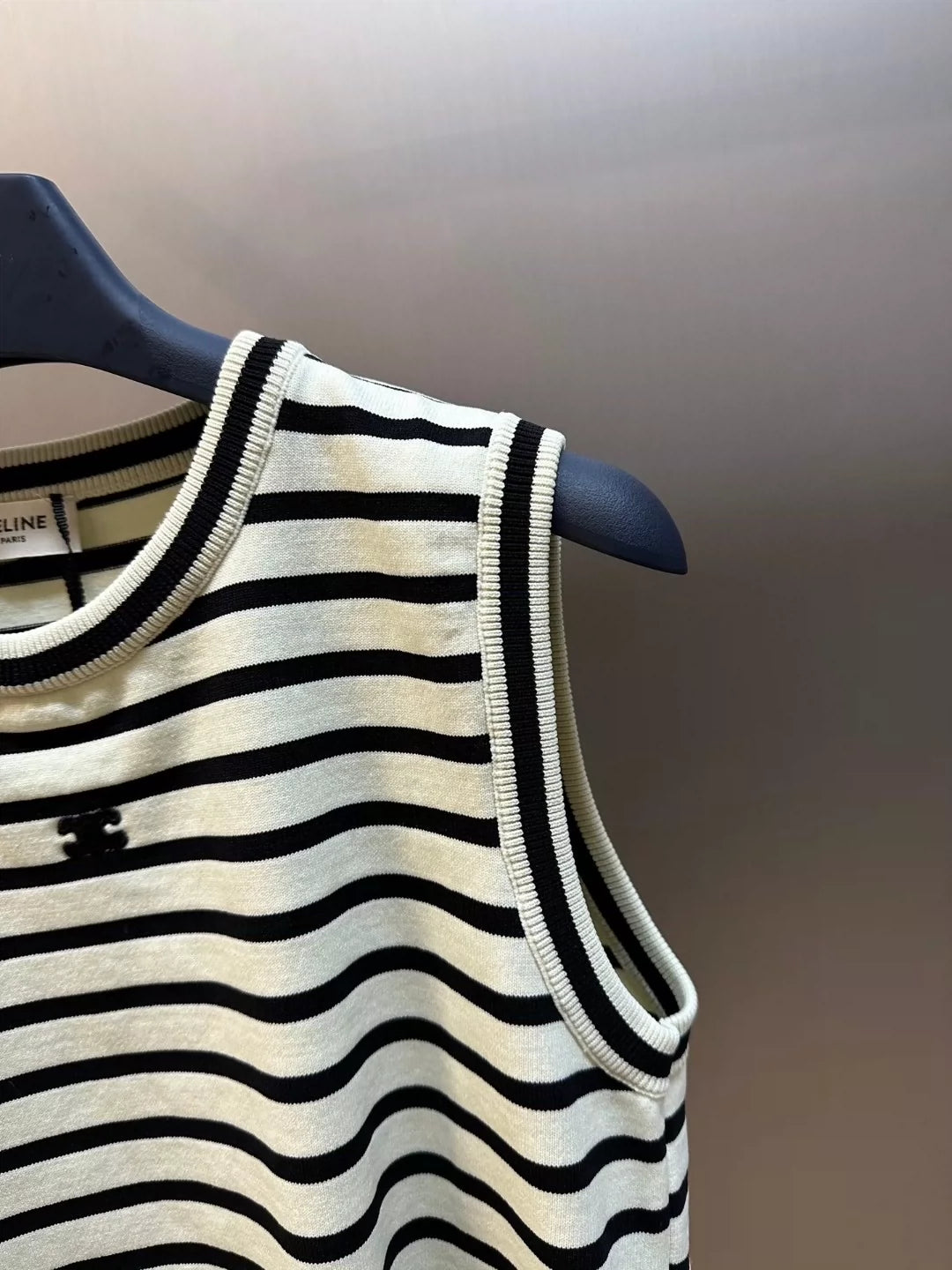 CE 25 Striped knit undershirt