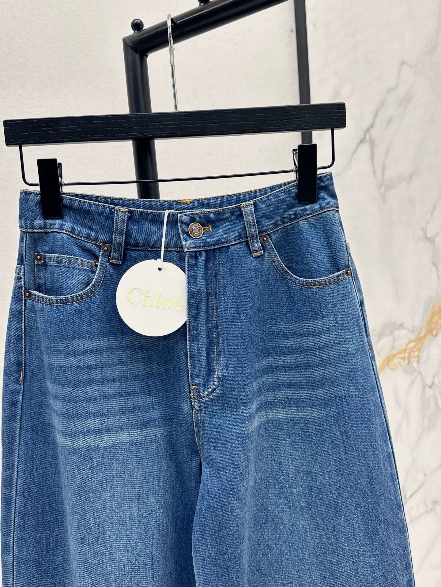 chl 25 25 Spring/Summer New Straight wide-leg high waist jeans