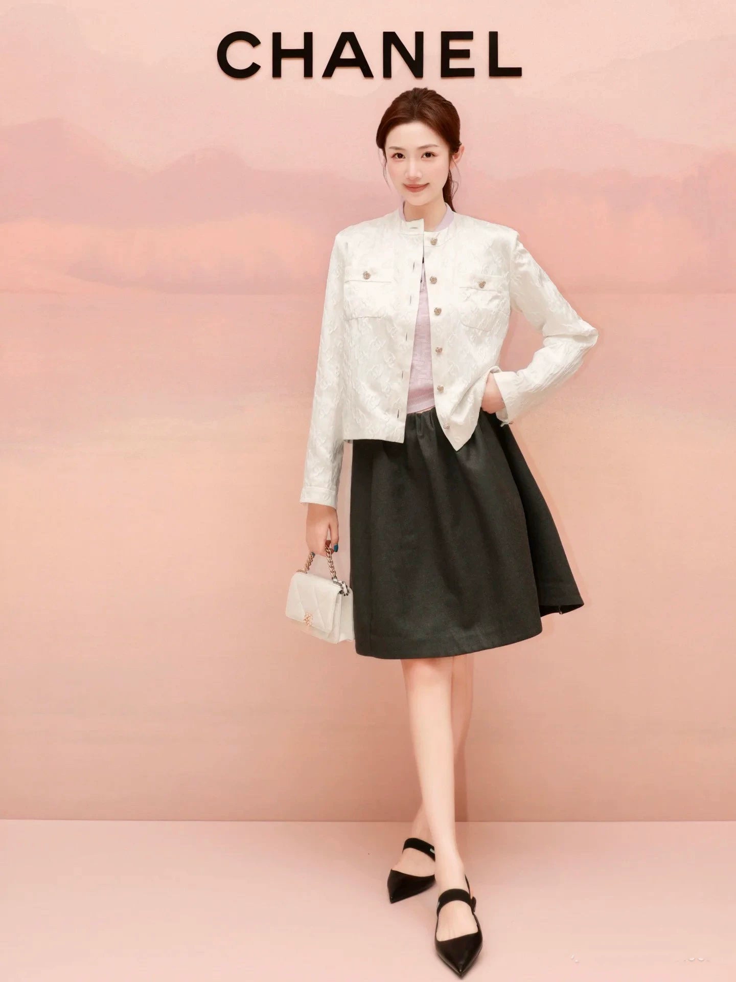 C 25 Silk cotton jacquard small jacket