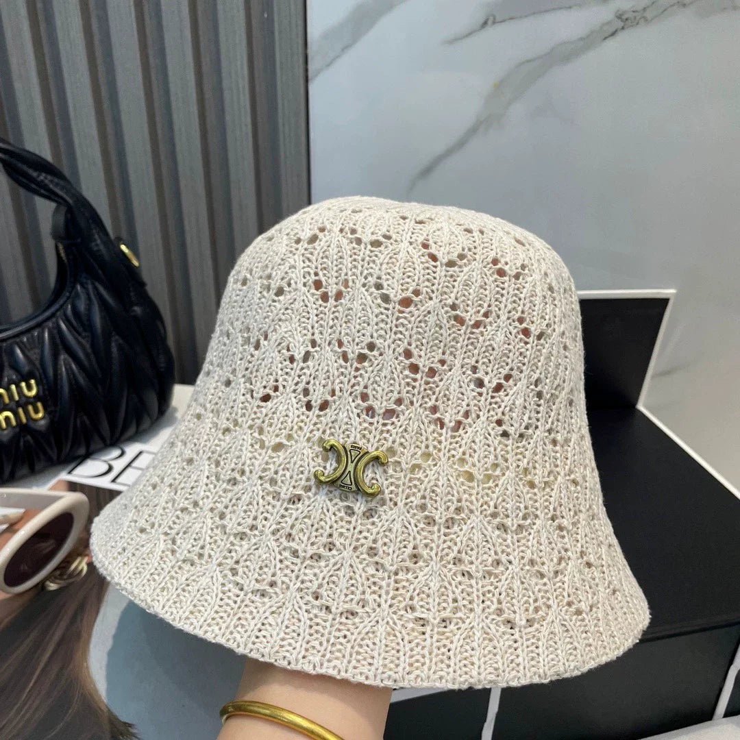25 Summer new hollow fisherman hat