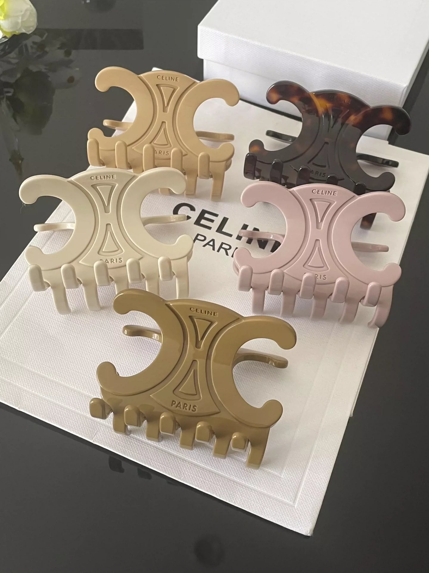 CE 25 Acetate Shark Clip(FIVE COLOR)