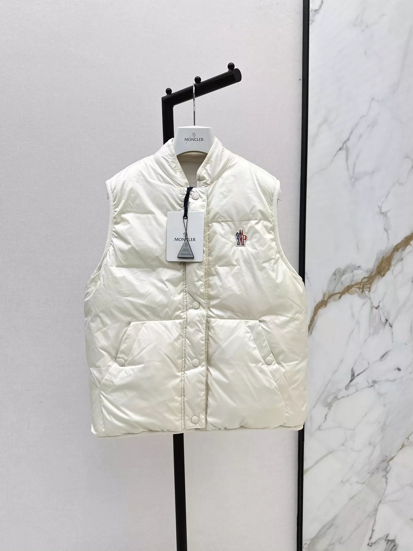 MON 25 New double-sided plush down vest jacket