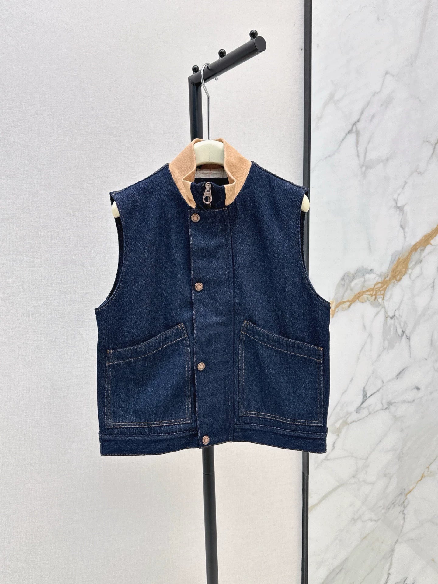 lp 25 Spring/Summer Latest Denim Vest Jacket