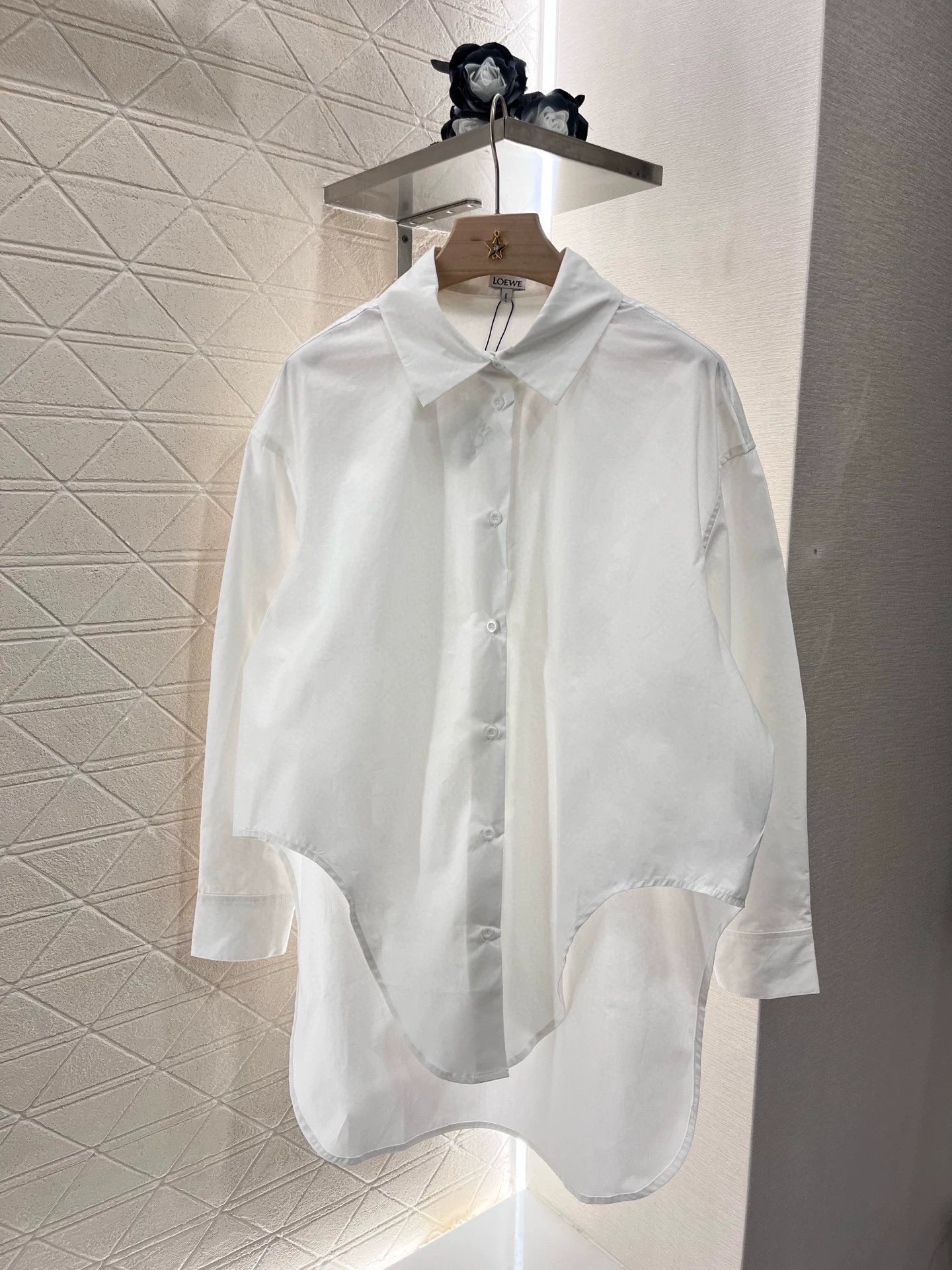 lo 25 Early Spring New Style Irregular Shirt