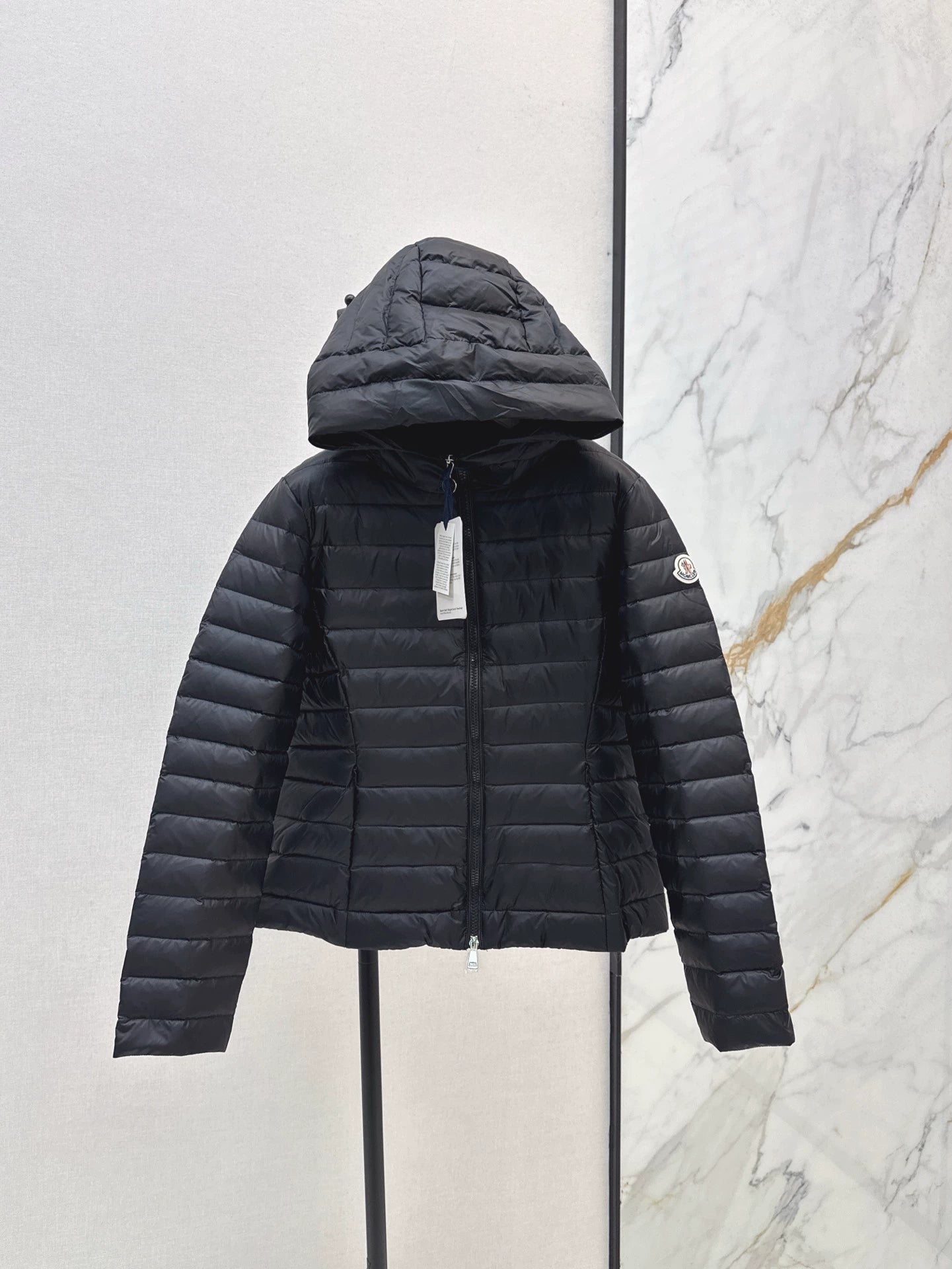 Mon 25 new waist thin hooded down jacket