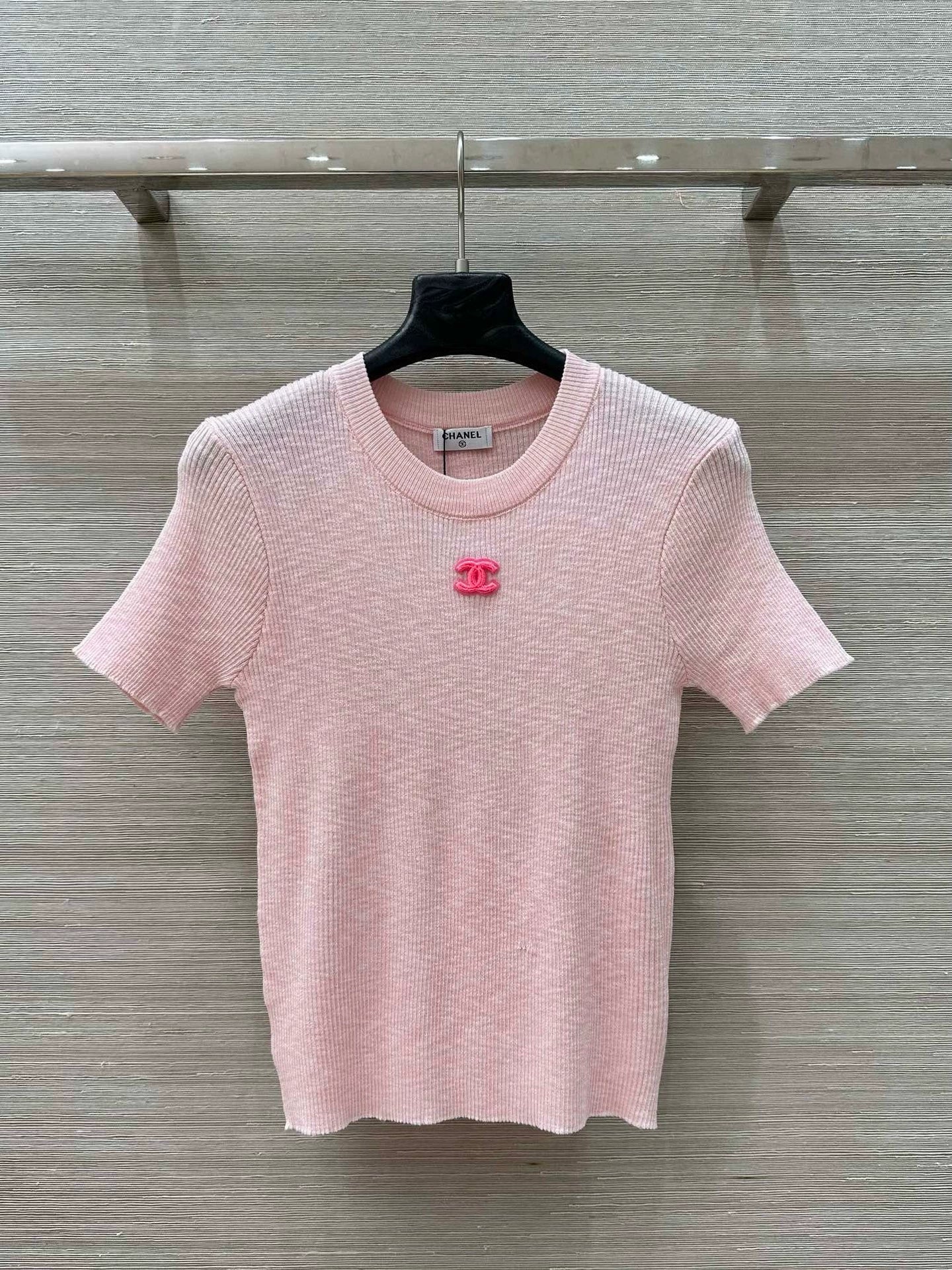 C 25 Dopamine Colorway Strick-Kurzarmoberteil