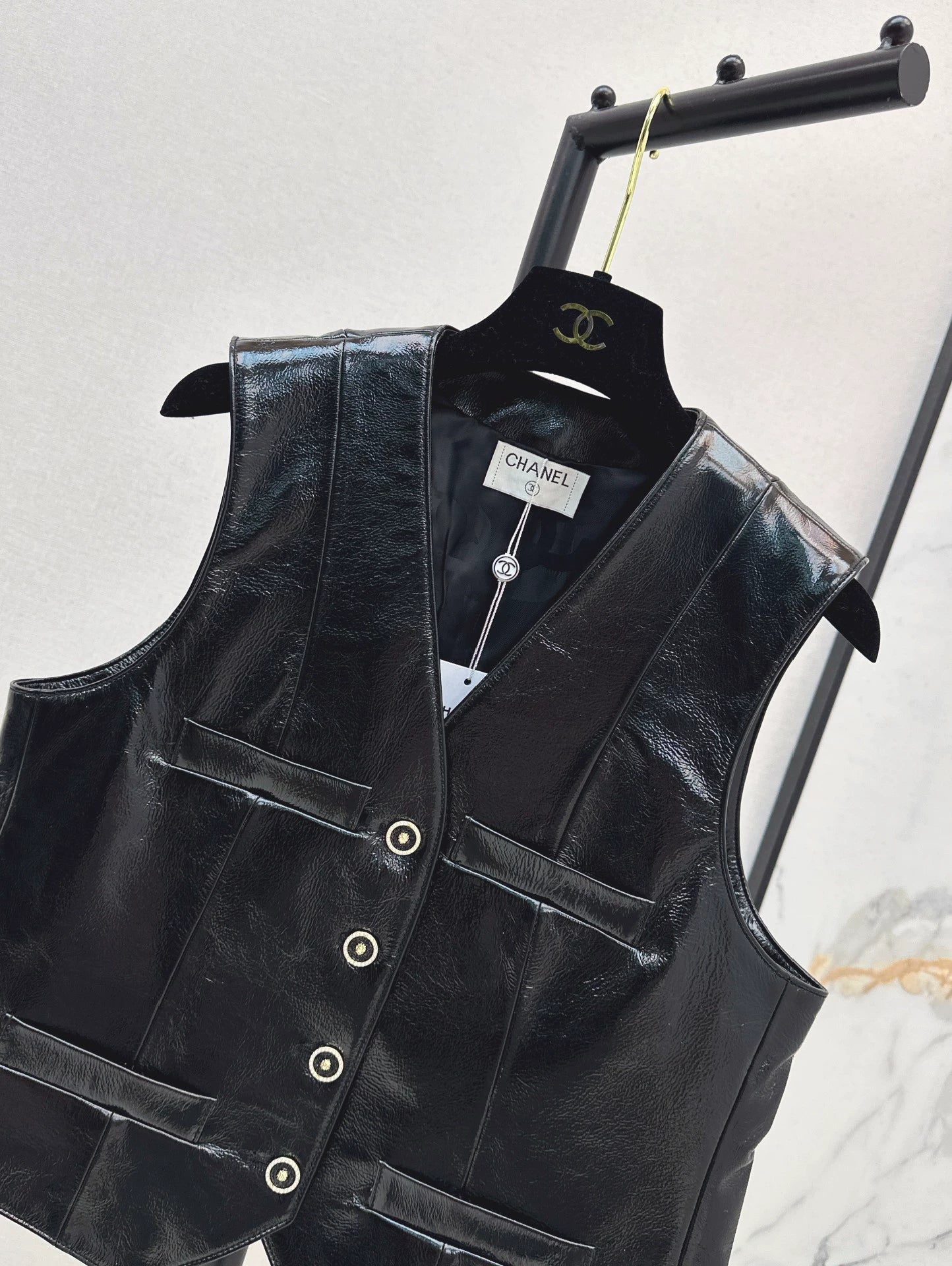 C 25A Premium Handcrafted Collection New Genuine Leather Vest