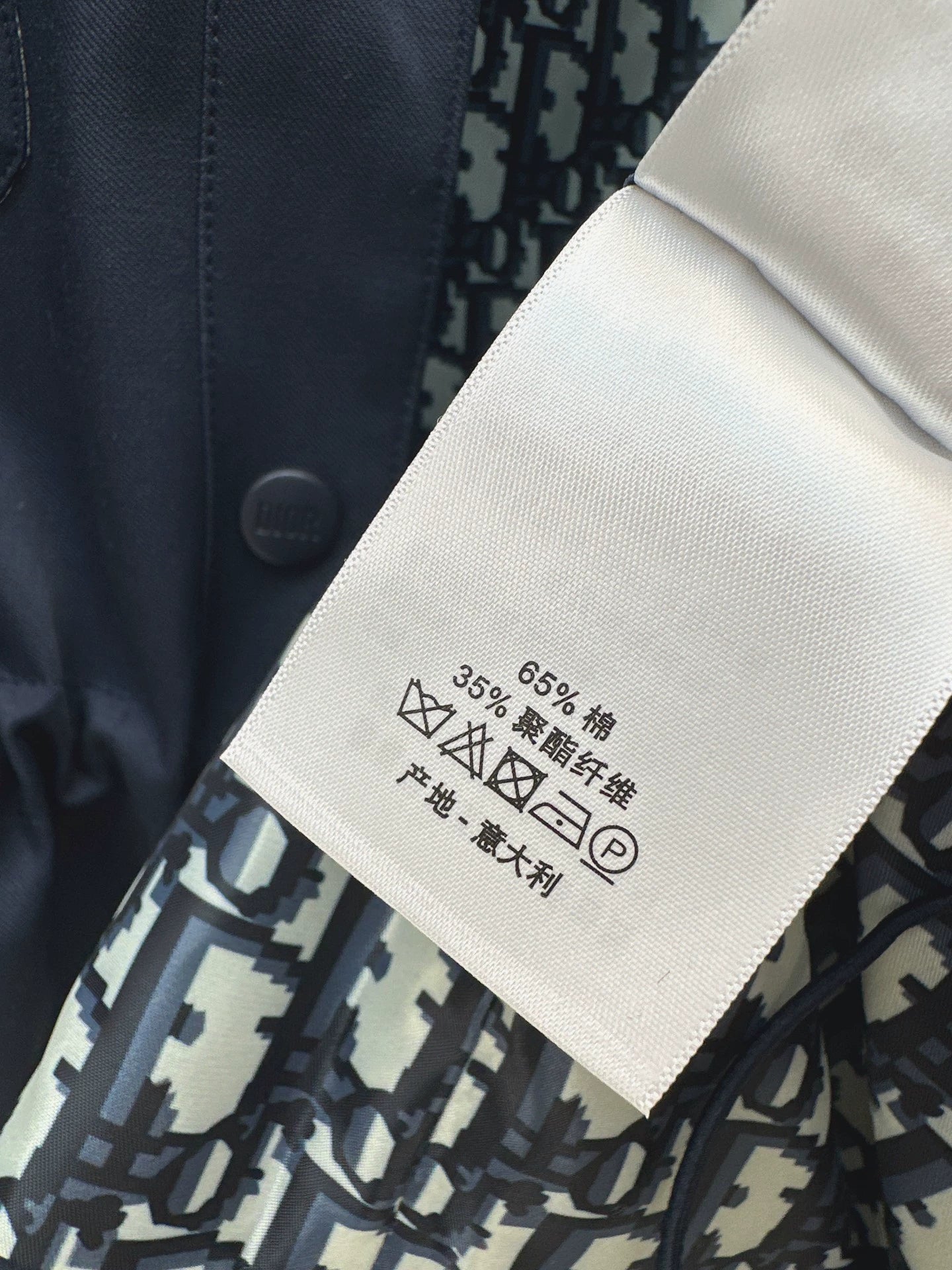 D 25fw New round neck waist windbreaker