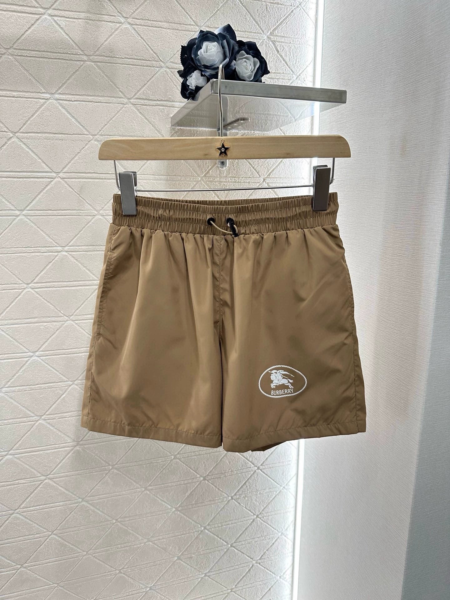 Bu 25 Spring/Summer Hooded Sun Protection Jacket Shorts Set(Black,khaki)