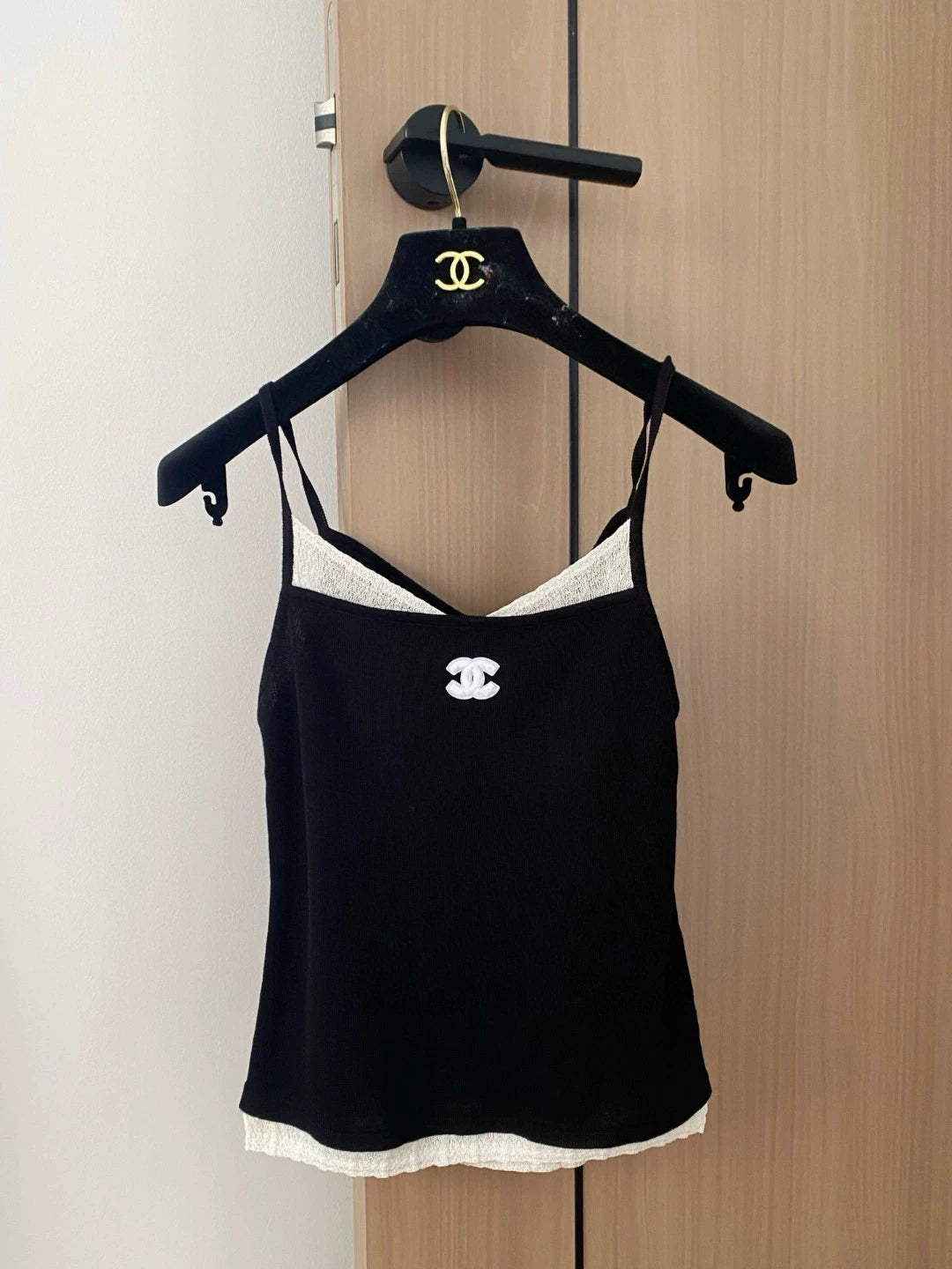 C 25 New Patchwork Lace Knit Suspenders