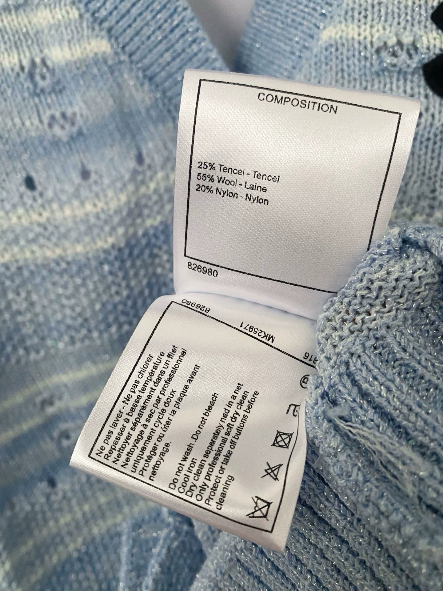 C 25 New Tricolor Hollow Out Vest