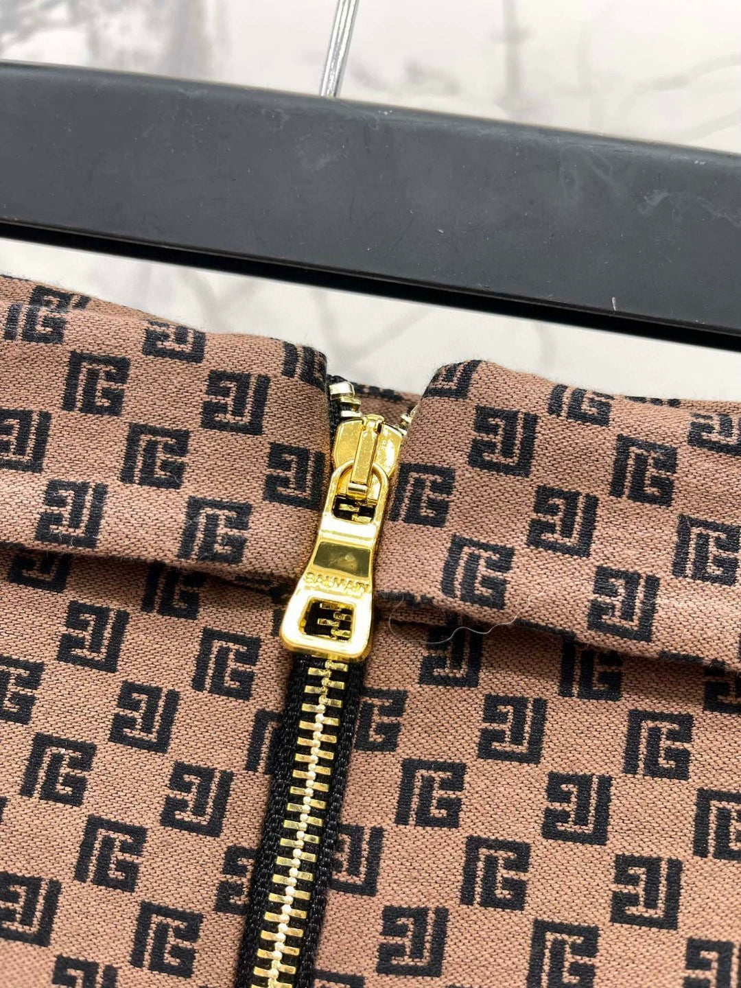 BA 25 new jacquard buckle wool skirt