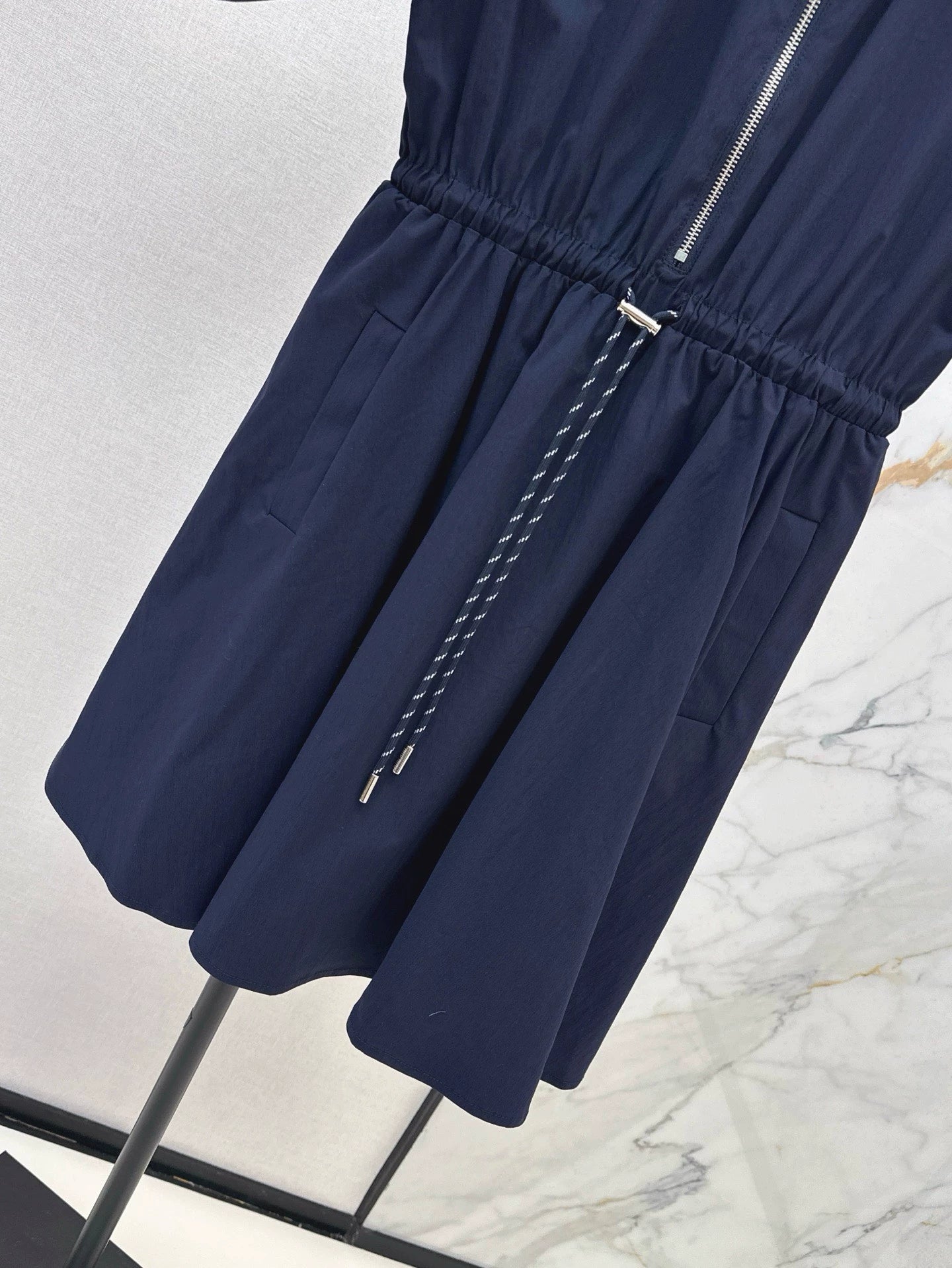 M 25 Spring/Summer Latest Lapel Half Zipper Dresses