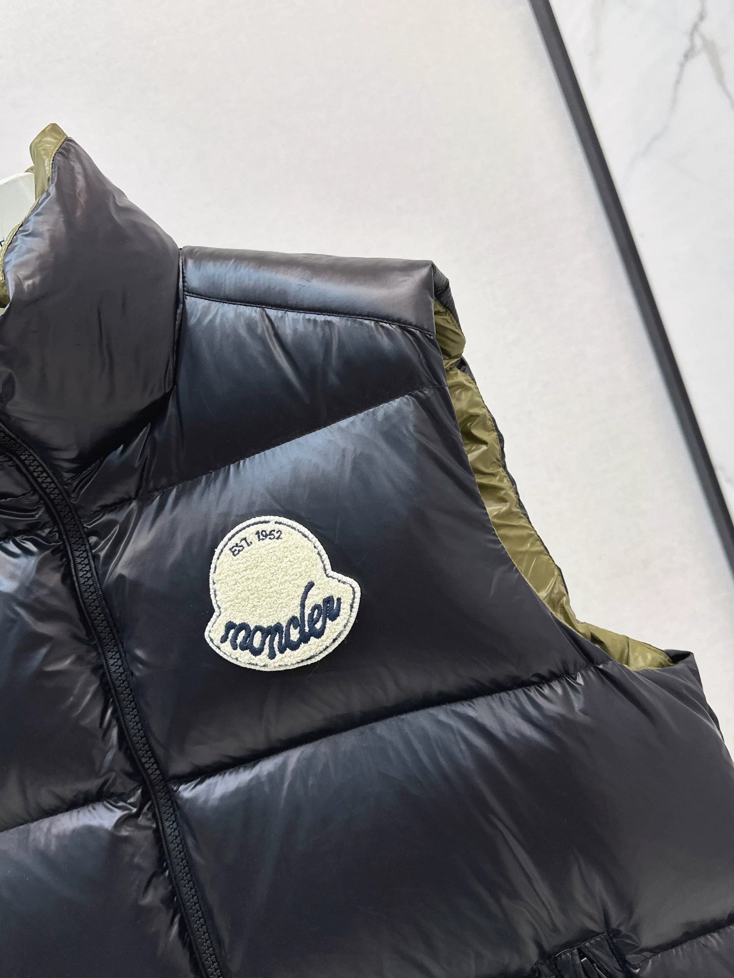 Mon 25fw stand collar down vest