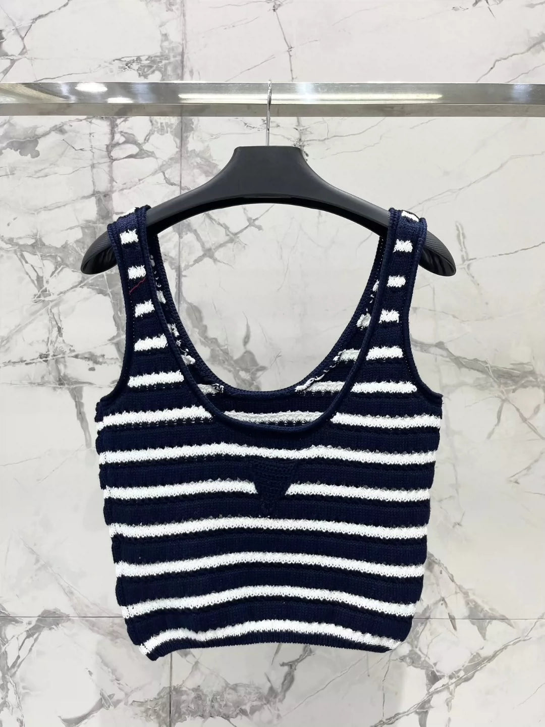 P 25 new cotton crochet mini skirt + vest top set