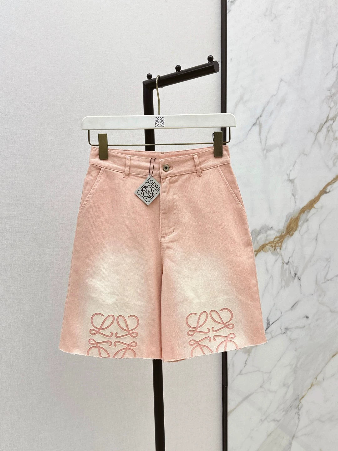 LO 25 new island vacation series short denim shirt + shorts set