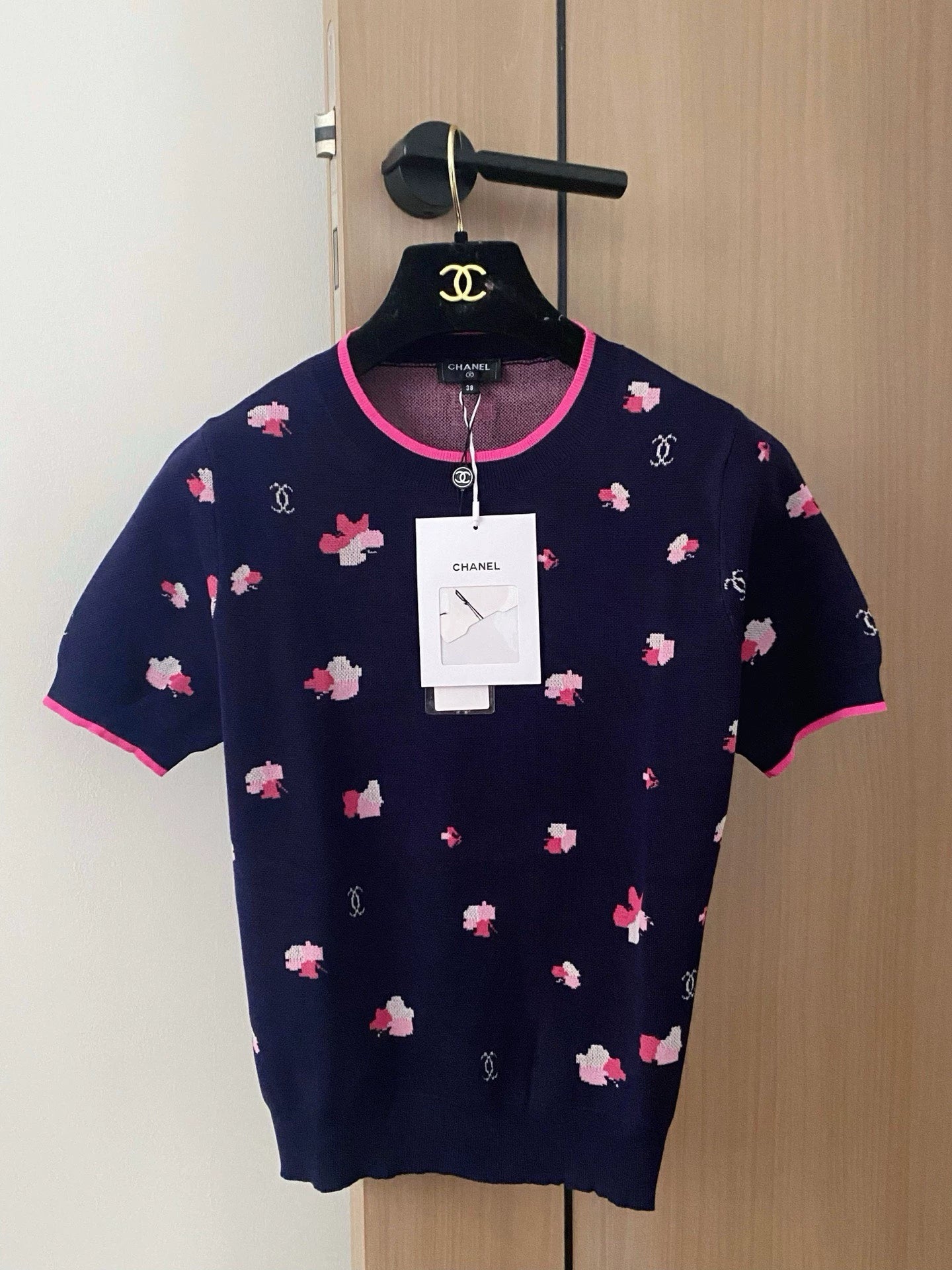 C 25 New Color blocking short sleeves