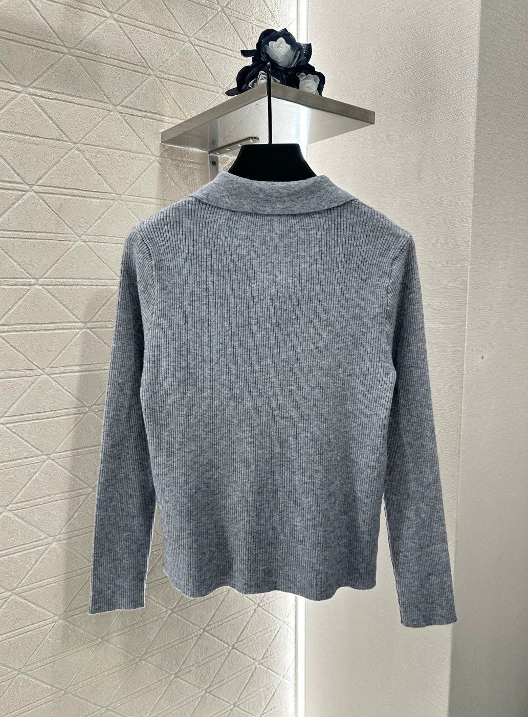 M 25 New Style Lapel Versatile Knit Cardigan(Beige,Navy,Gray)