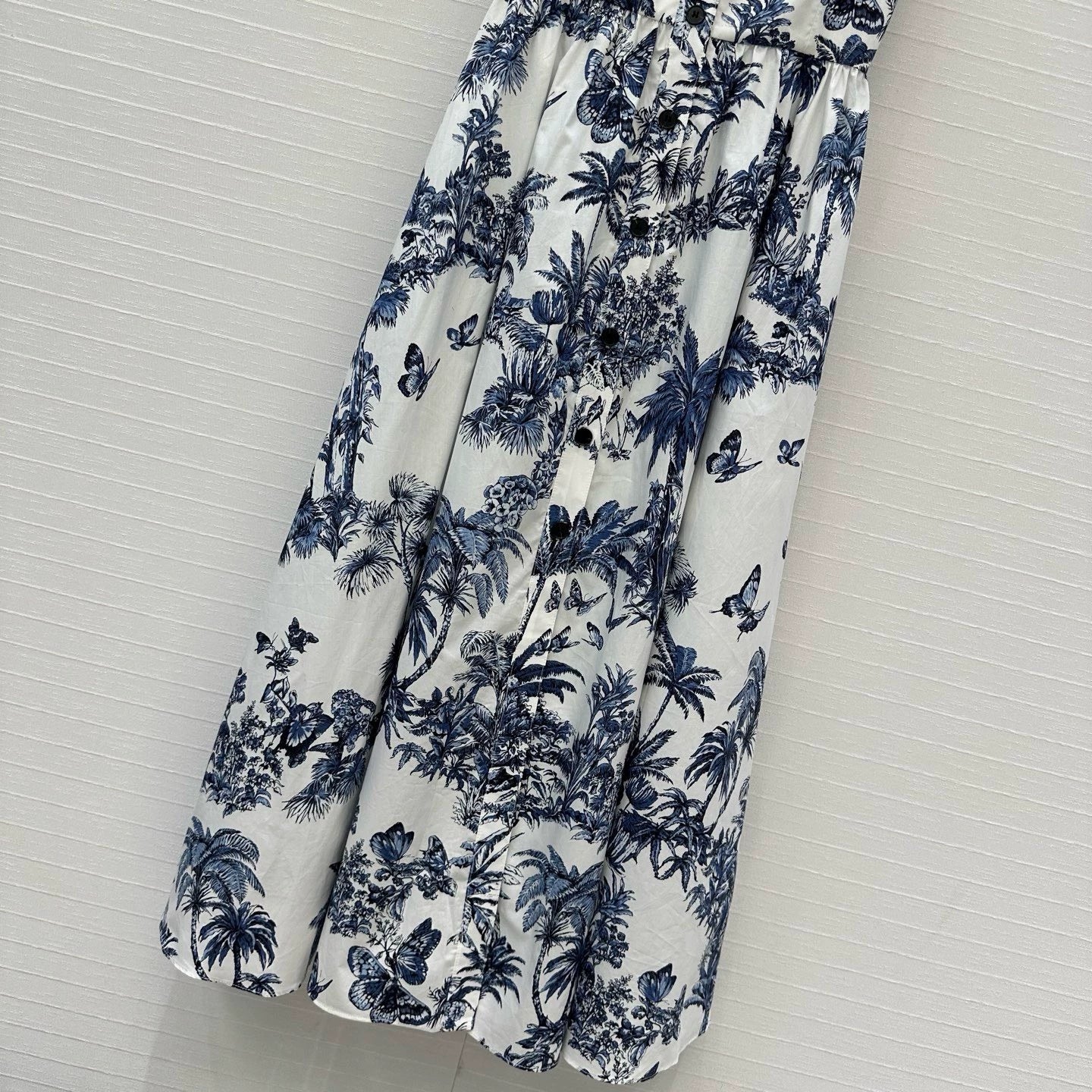 D 25 Spring/Summer New Printed Halter Sheath Waist Dresses