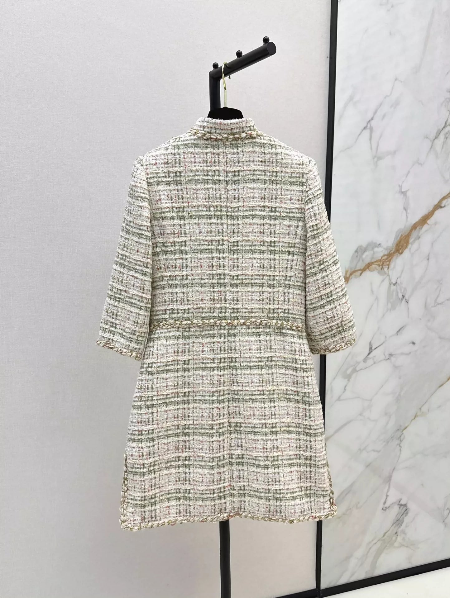 C 25 Woven Tweed Dress