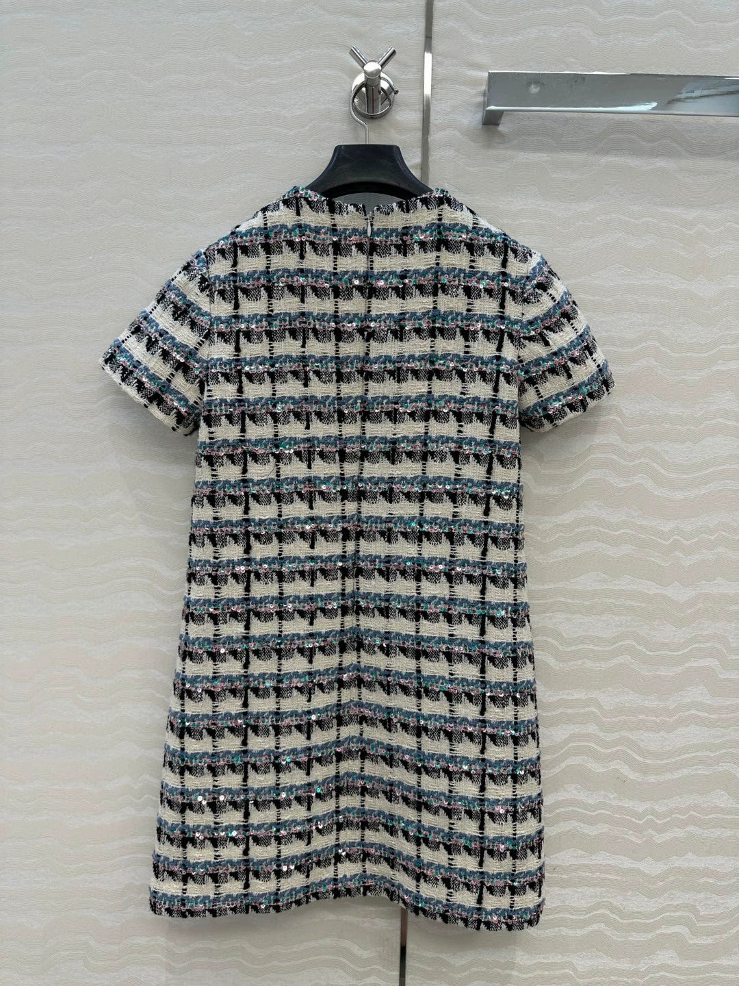 V 25 New Plaid Bow Celebrity Style Dress