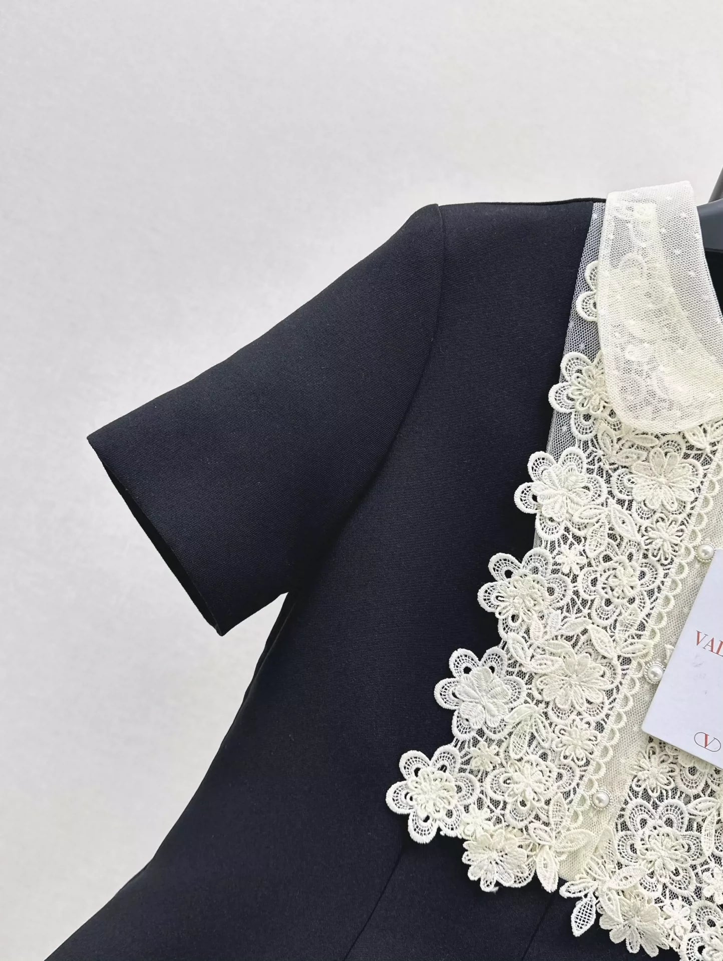 V 25 Spring/Summer Embroidered Lace Collar Doll Style Short Sleeve Dresses