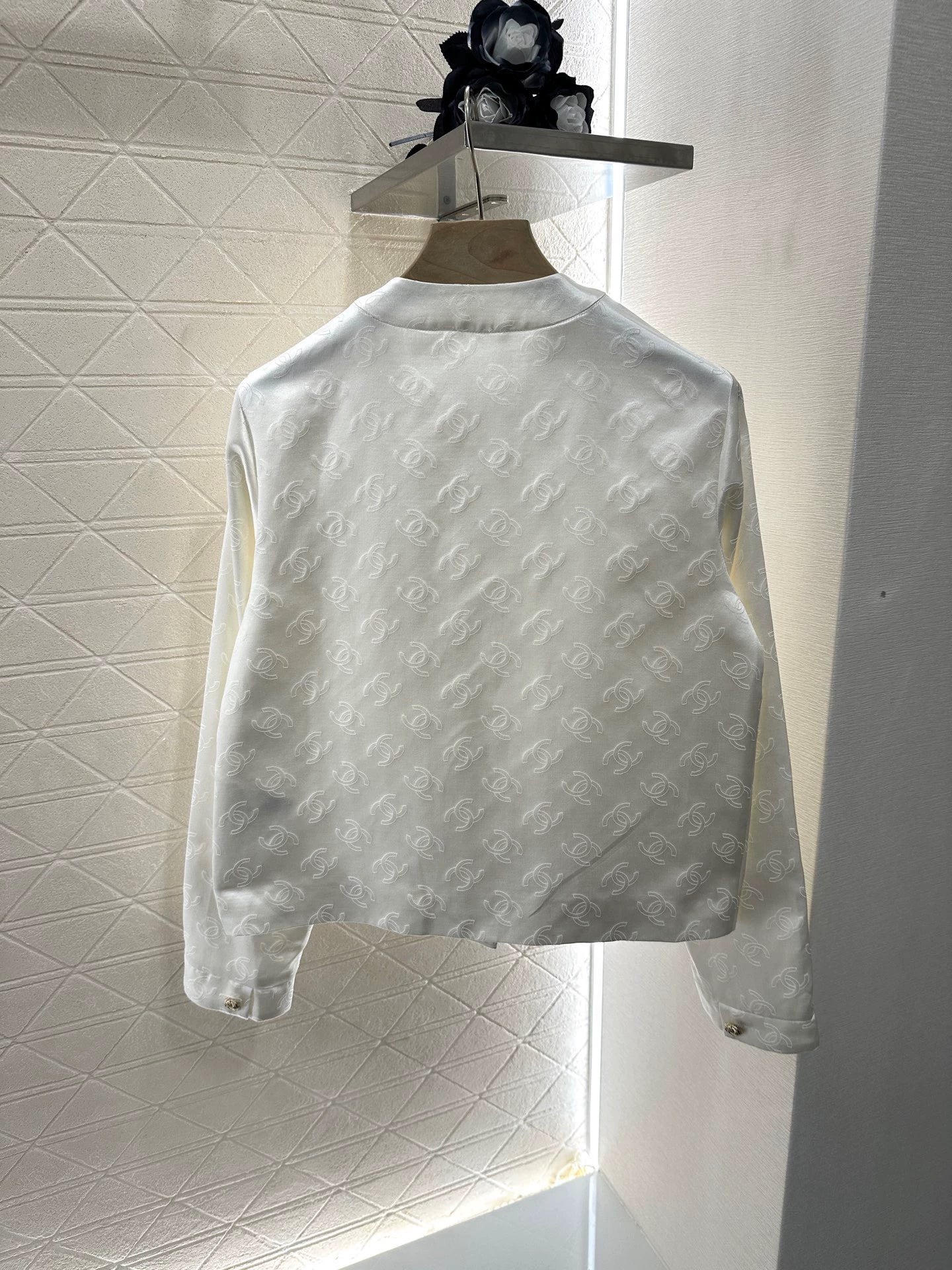 C 25 Silk cotton jacquard small jacket