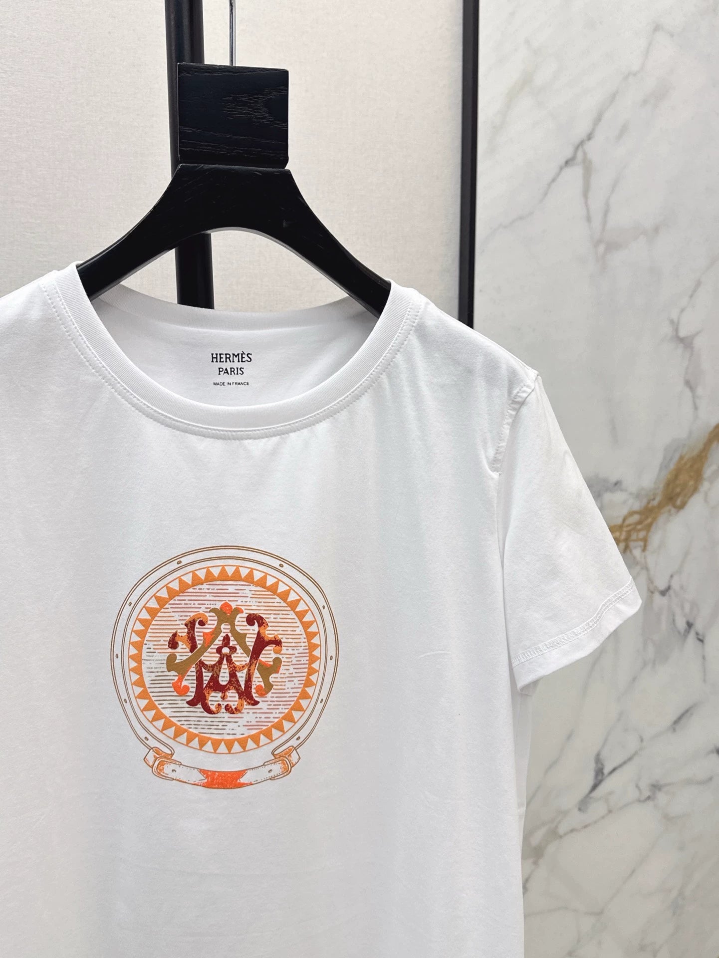 H 25 Spring/Summer New Paris Series Short Sleeve T-Shirt