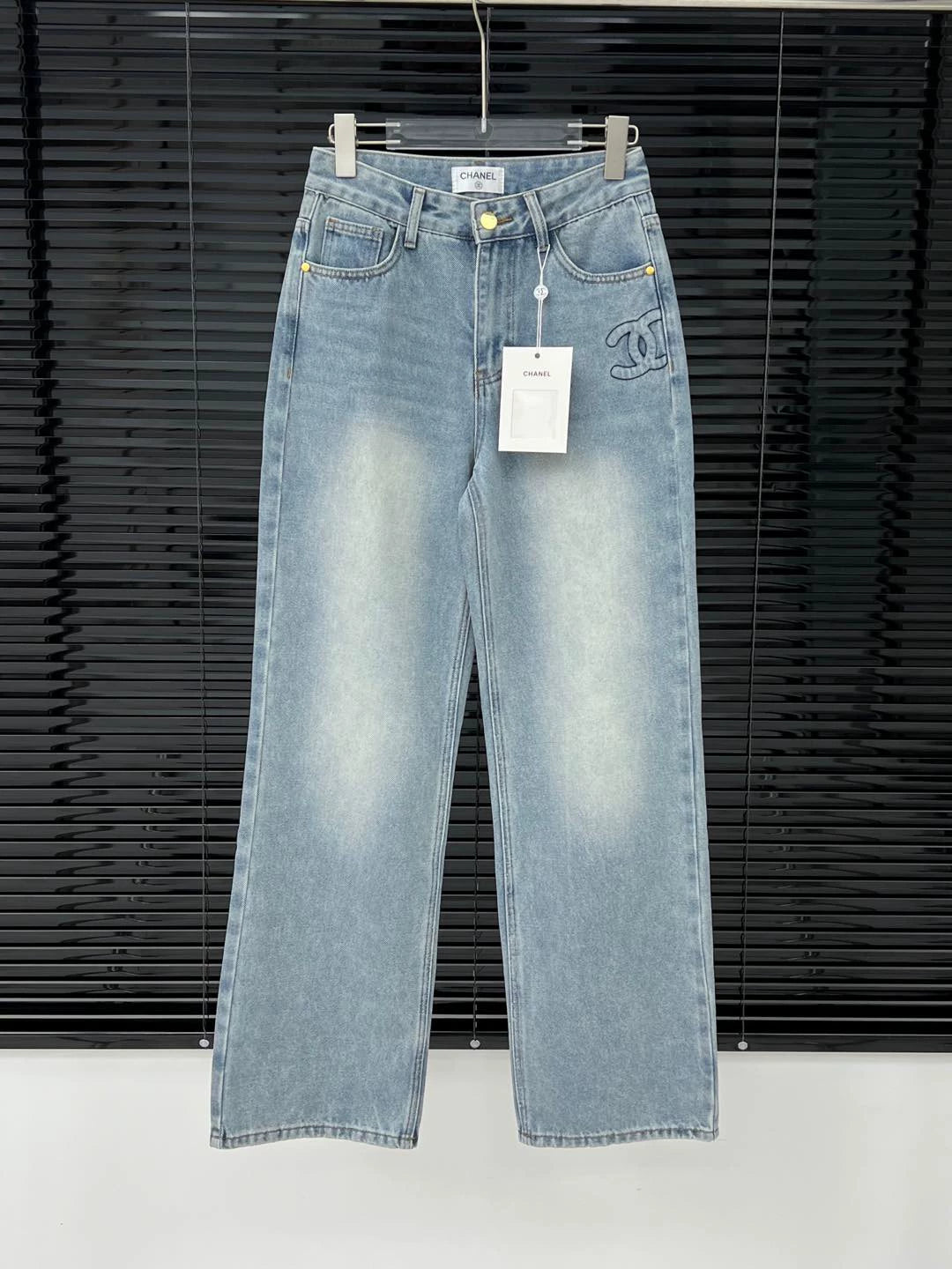 C 25 New Arrivals Straight-leg Pants High Waist Straight-leg Style