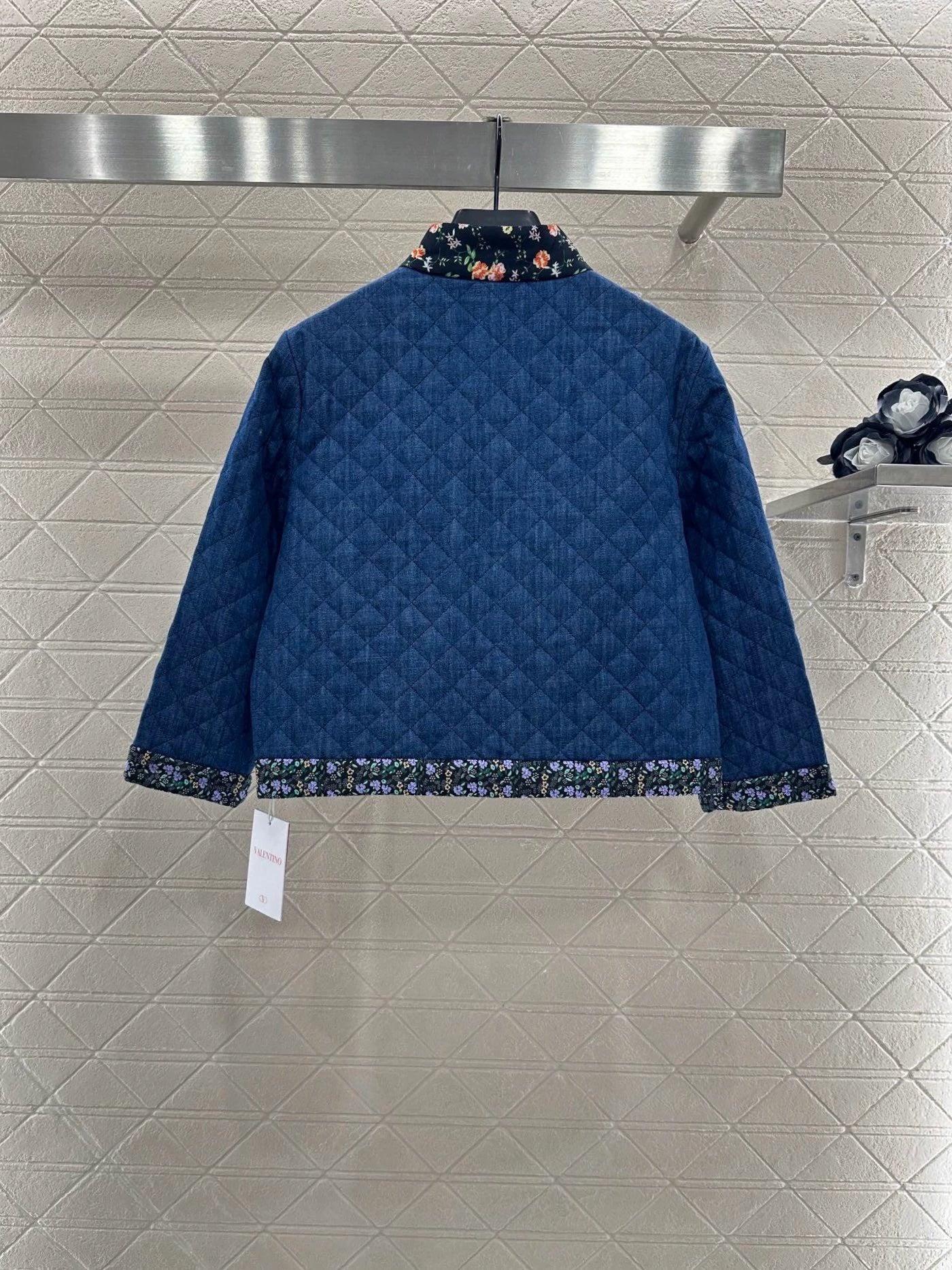 Val 25 Diamond-patterned jacket