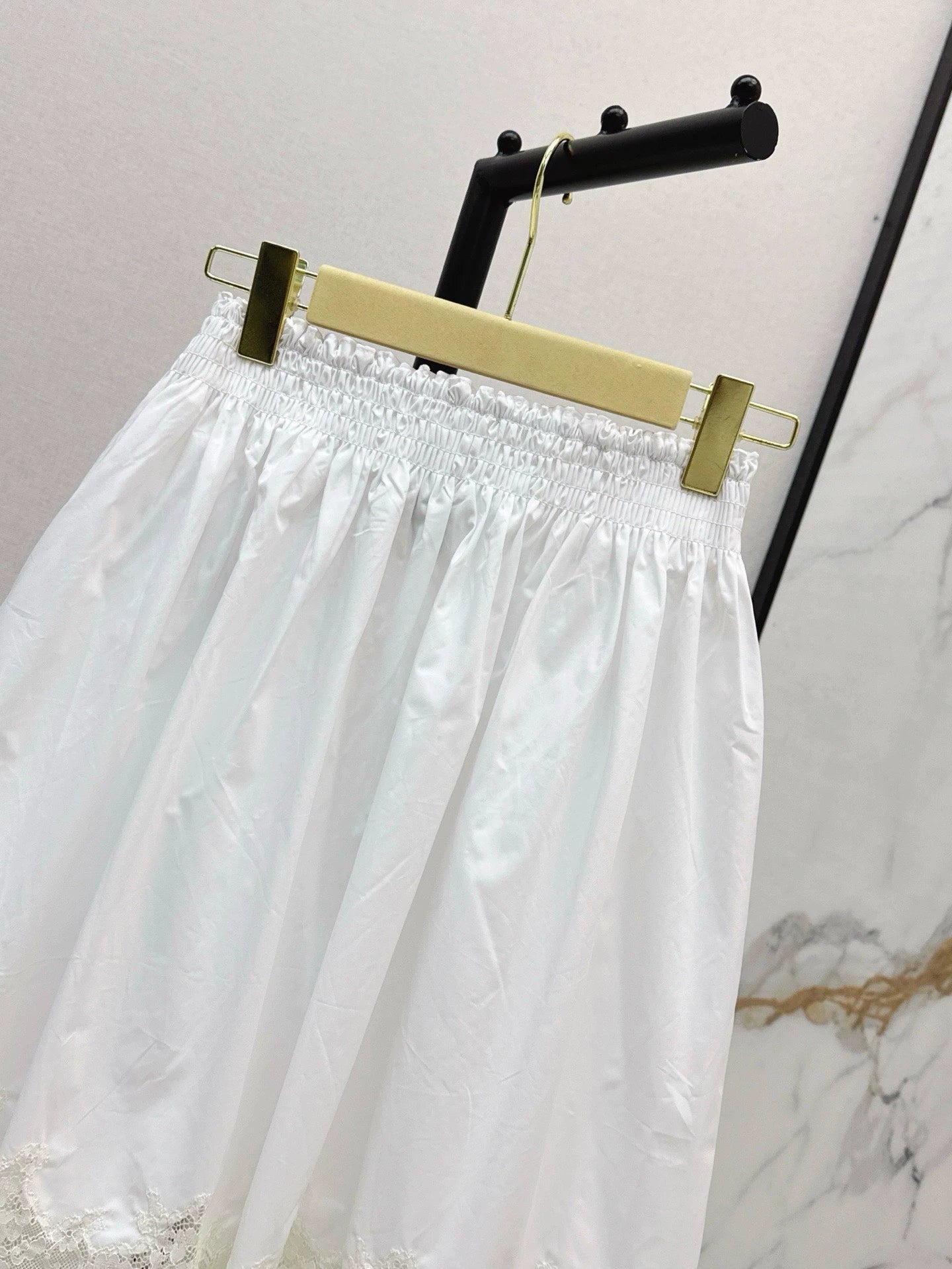 M 25 Spring/Summer New Patchwork Lace Embellished Half Skirt