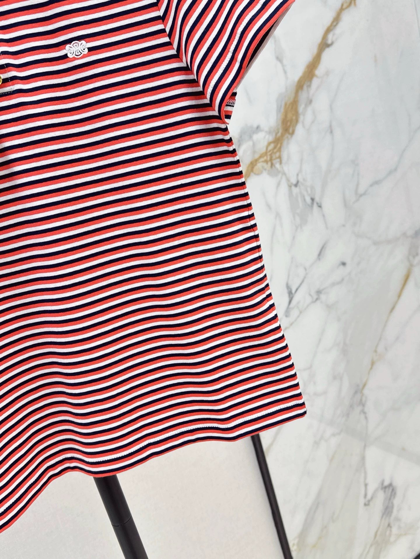 Ce 25 Spring/Summer Latest Striped Short Sleeve T-Shirt